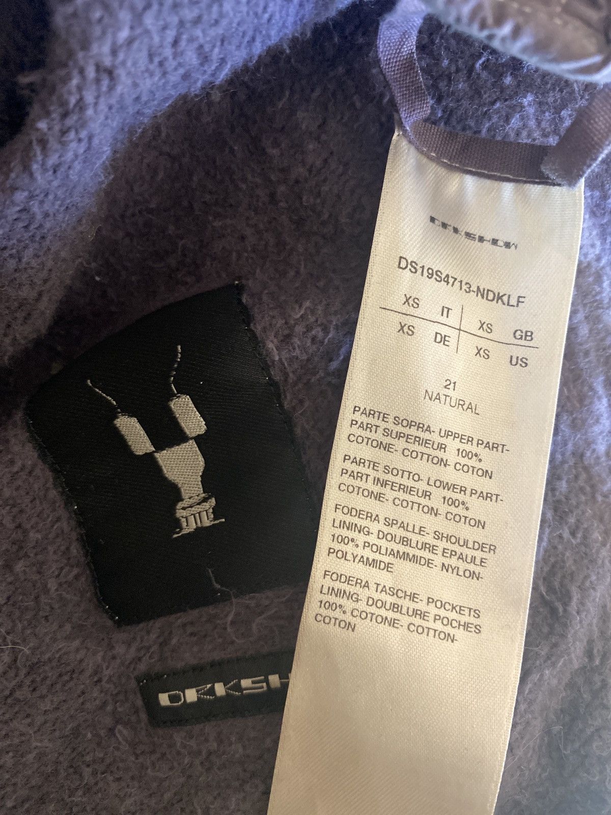 Rick Owens Rick Owens DRKSHDW Level Zip Front Jacket - Black Size US XS / EU 42 / 0 - 4 Thumbnail