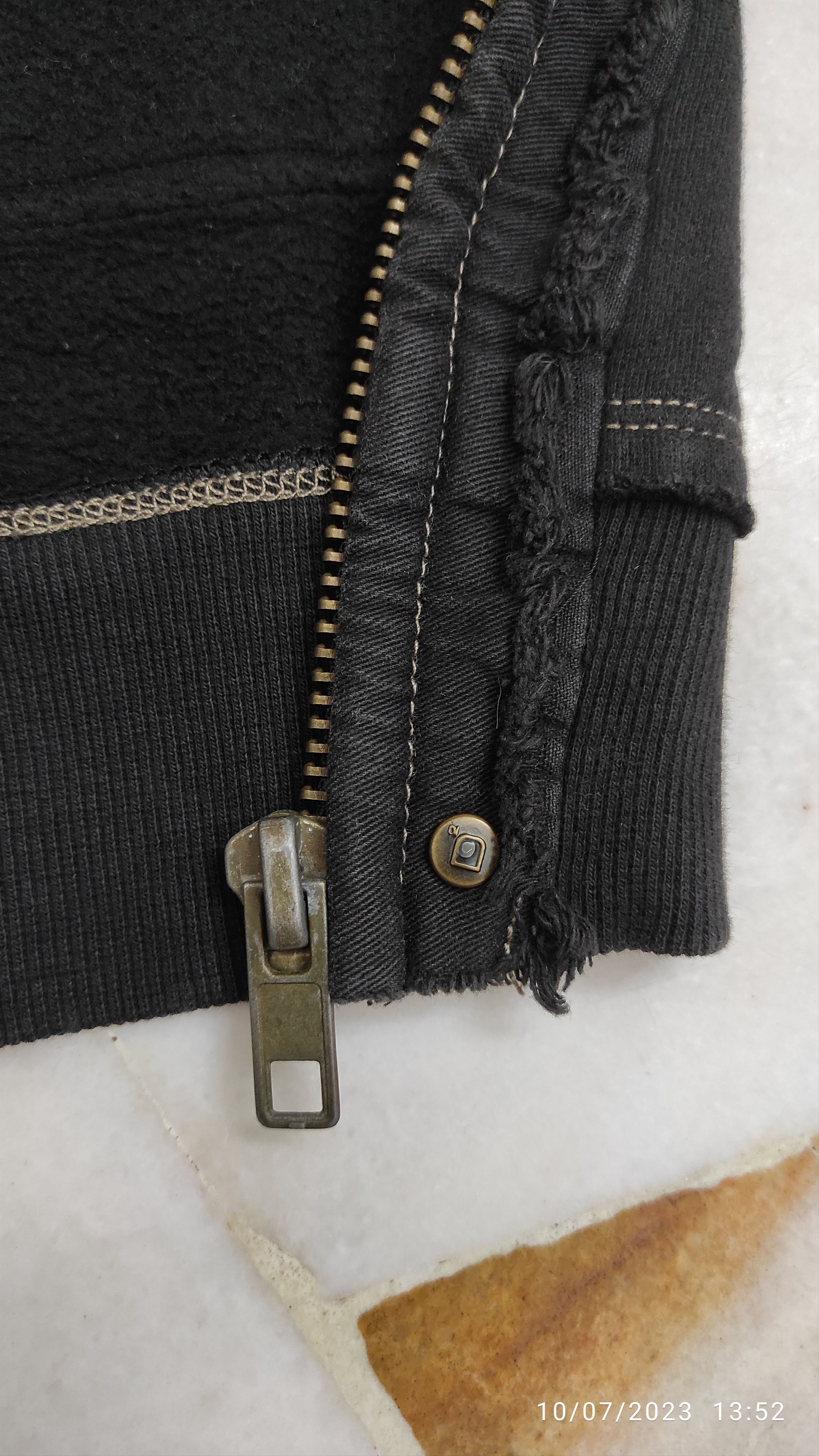 Dsquared2 Vintage 90's DSQUARED² Hagi Fray moleskin zipper jacket Size US L / EU 52-54 / 3 - 12 Thumbnail