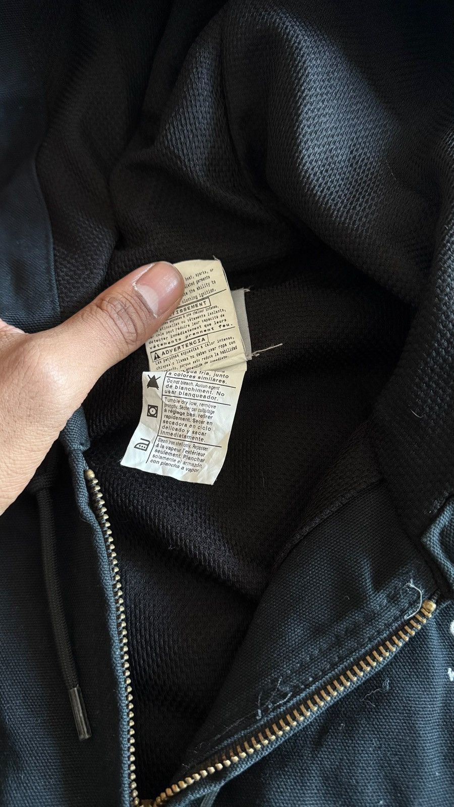 Carhartt Carhartt Hooded Jacket (Black) Size US L / EU 52-54 / 3 - 7 Thumbnail