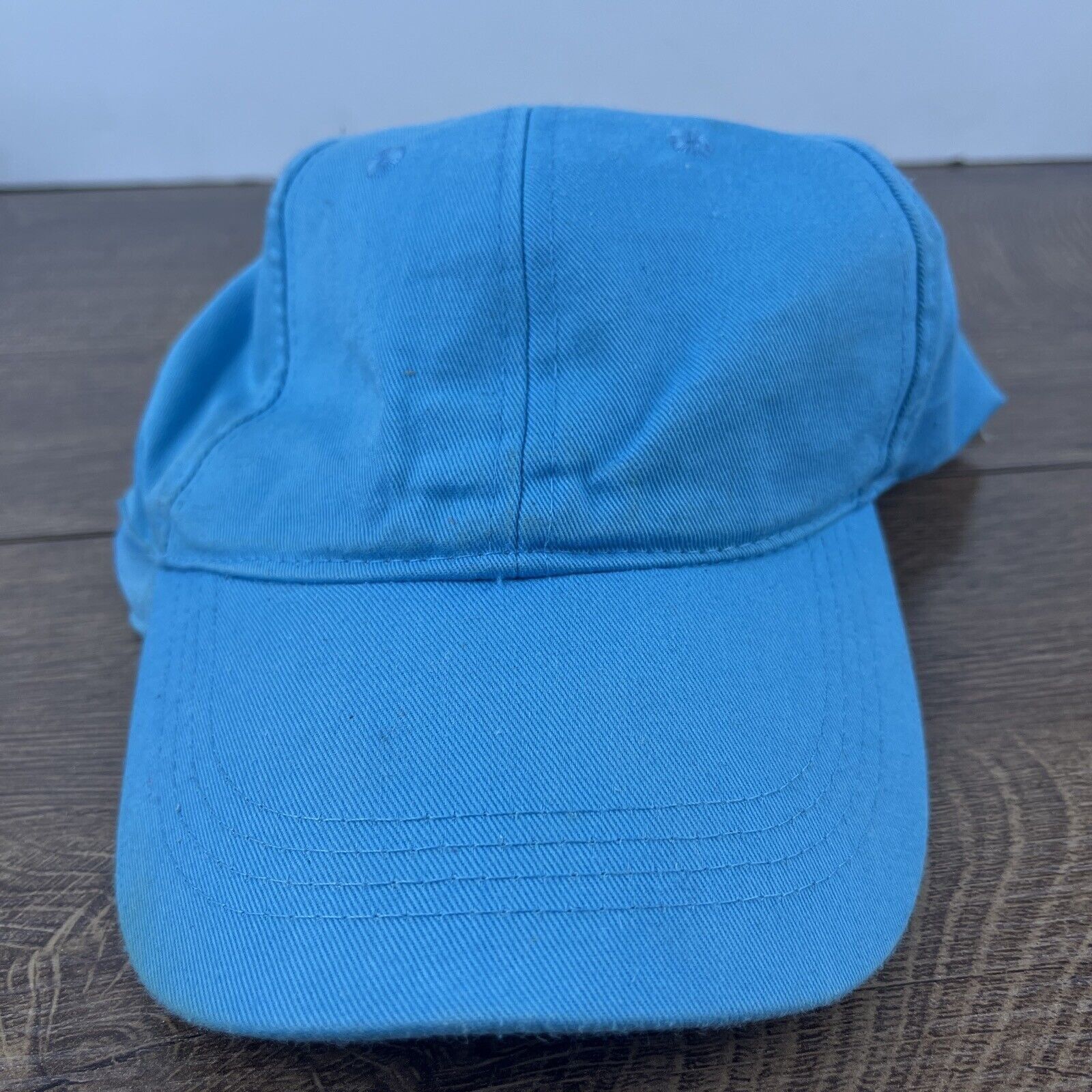 Other Bright Blue Hat Light Blue Hat Adjustable Adult Size Hat Blu Size ONE SIZE - 1 Thumbnail