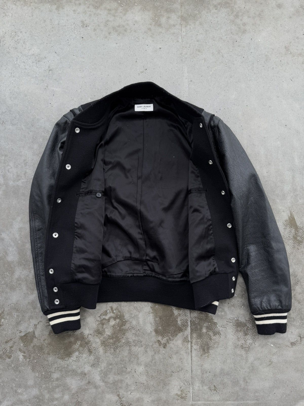 Hedi Slimane × Saint Laurent Paris × Yves Saint Laurent *ULTRA RARE* Hedi Slimane YSL Saint Laurent Paris teddy Size US L / EU 52-54 / 3 - 6 Thumbnail