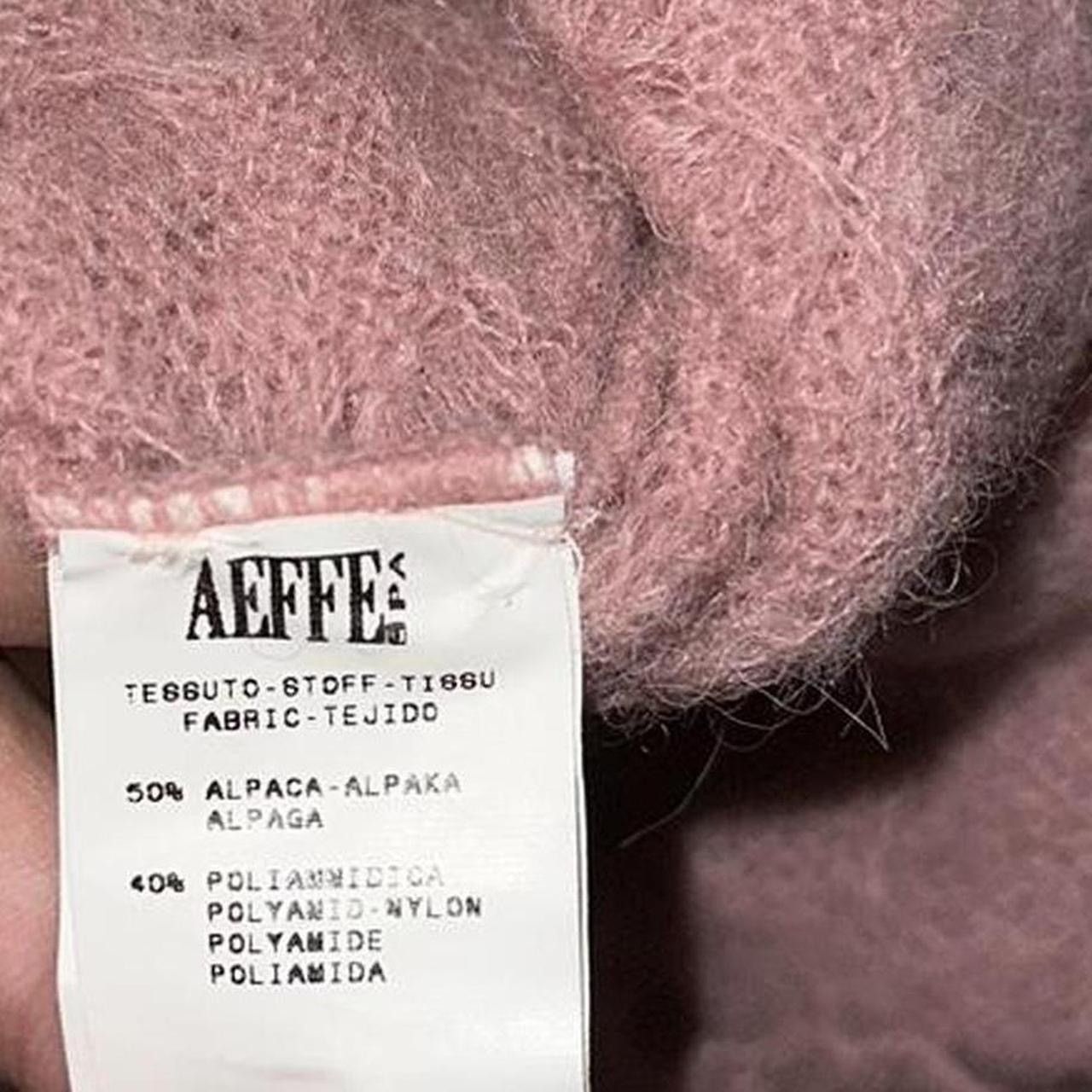 Moschino Archive Rare Moschino Alpaca Silk Pink Cardigan Runway 94’ Size M / US 6-8 / IT 42-44 - 4 Thumbnail