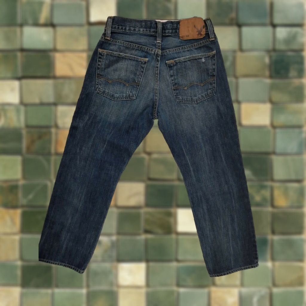 American Eagle Outfitters VINTAGE American Eagle Medium Wash Original Straight Jeans Mens 26x28 26x25 Button Pockets Denim Cotton Blue Regular 90s Theme Size US 26 / EU 42 - 1 Thumbnail