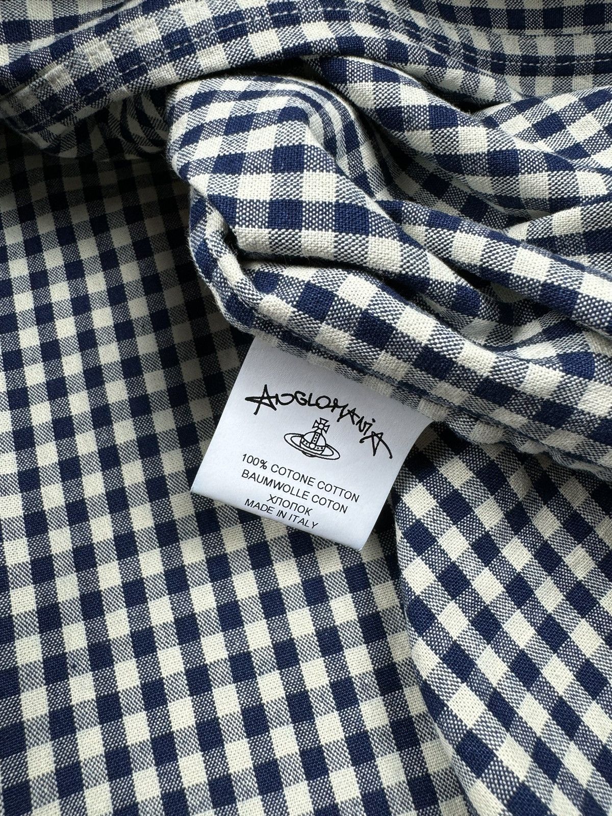 Vivienne Westwood Vivienne Westwood Anglomania Graffiti Heart Shirt Gingham 44 Size M / US 6-8 / IT 42-44 - 6 Thumbnail