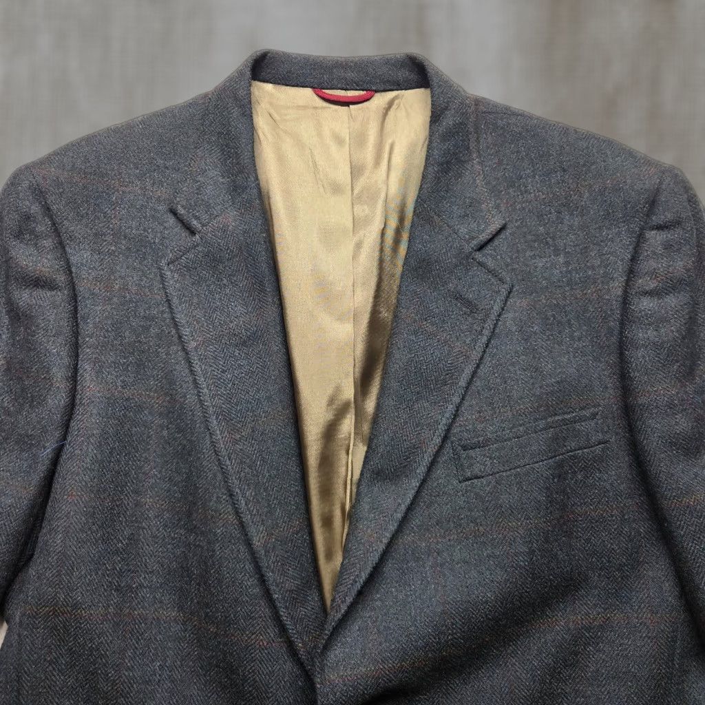 Jos. A. Bank Jos. A. Bank Blazer / Suit Jacket Gray Long 42L Men’s Tweed Button Closure Size 42R - 1 Thumbnail