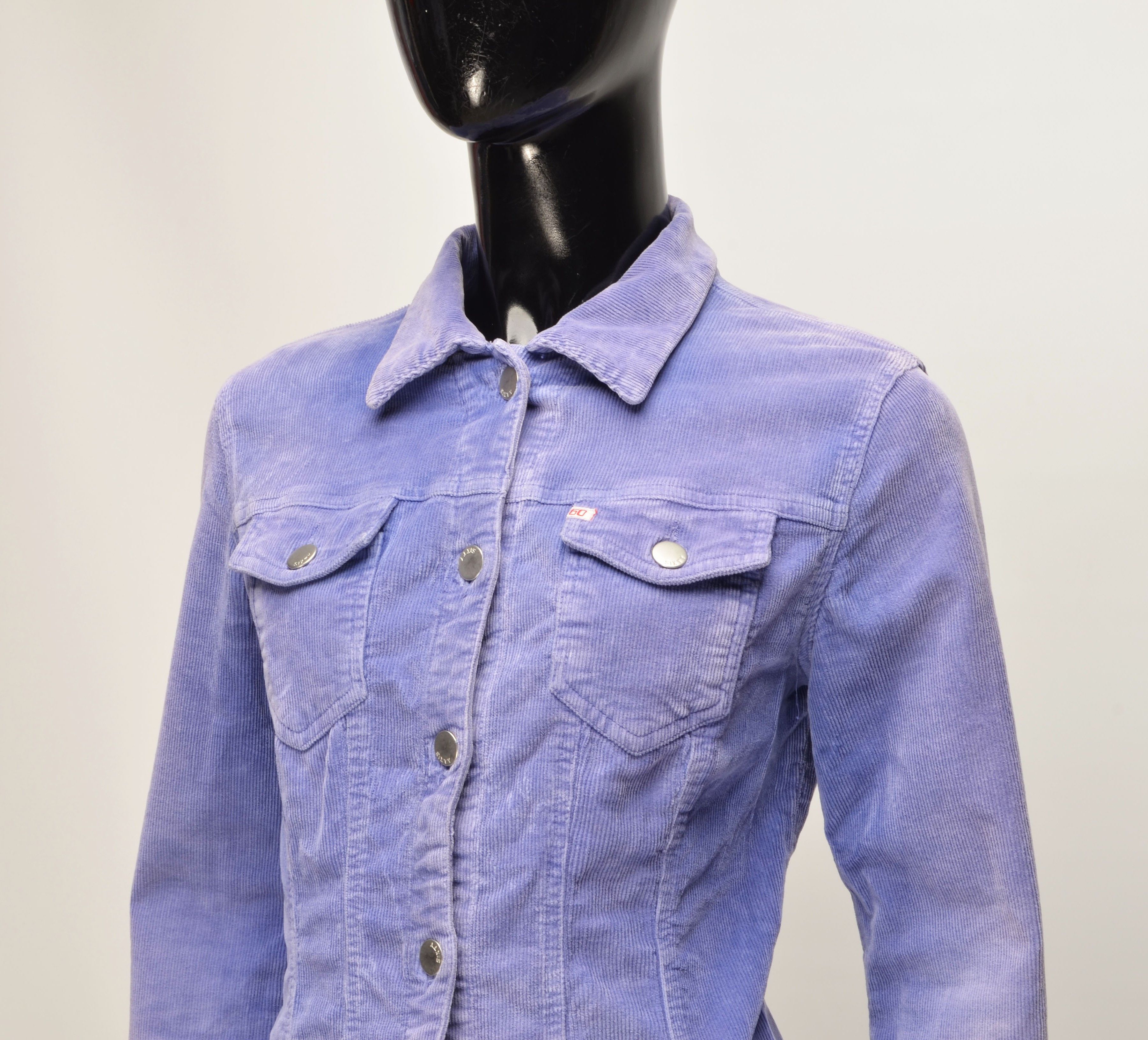Miss Sixty Vintage Miss Sixty Y2K Corduroy Purple Jacket Size M / US 6-8 / IT 42-44 - 2 Thumbnail