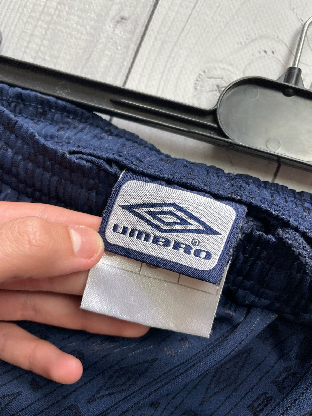 Umbro × Vintage Vintage Umbro shorts monogram size M navy rare Size US 32 / EU 48 - 3 Thumbnail