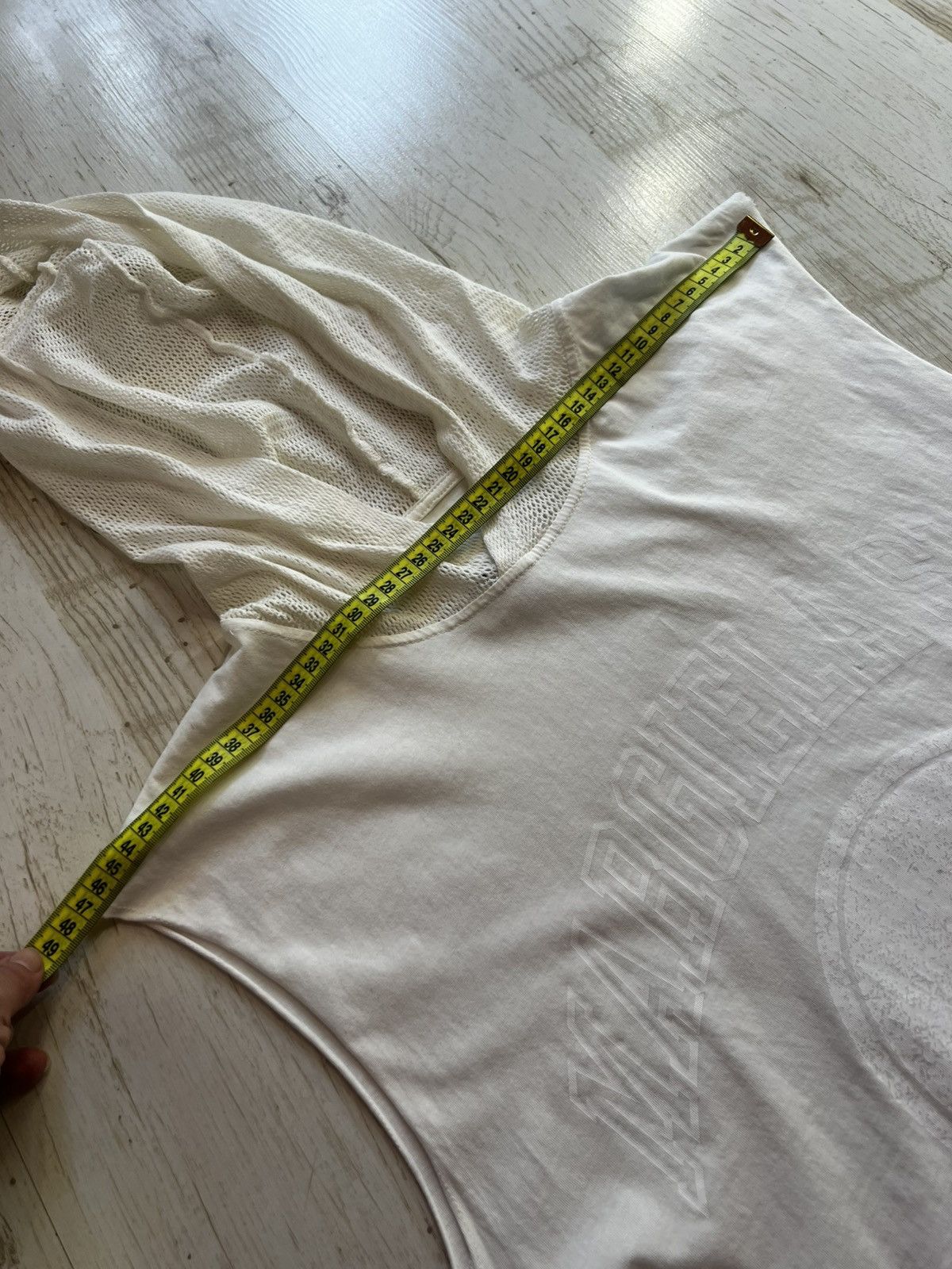 Maison Margiela MM6 Maison Margiela White Hooded Tank Top Size M 2025 Size US M / EU 48-50 / 2 - 14 Thumbnail