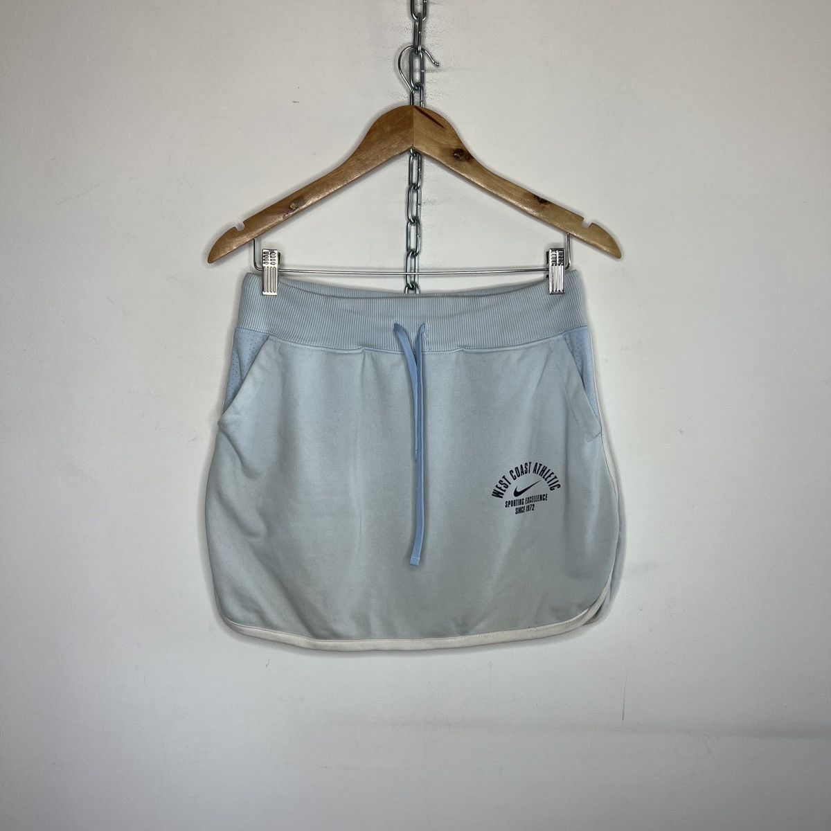 Nike × Vintage Vintage Nike Skirt Y2K Baby Blue Size 28" / US 6 / IT 42 - 1 Thumbnail