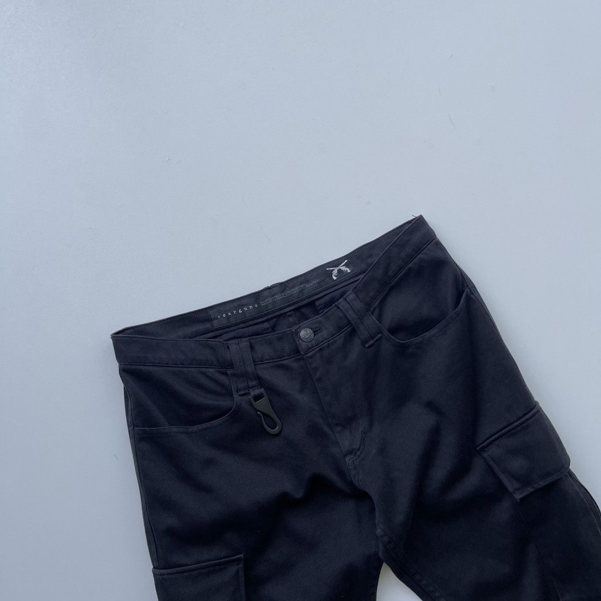 roarguns Roarguns Cotton Pocket Cargo Pants Black Made in Japan Size US 32 / EU 48 - 2 Thumbnail