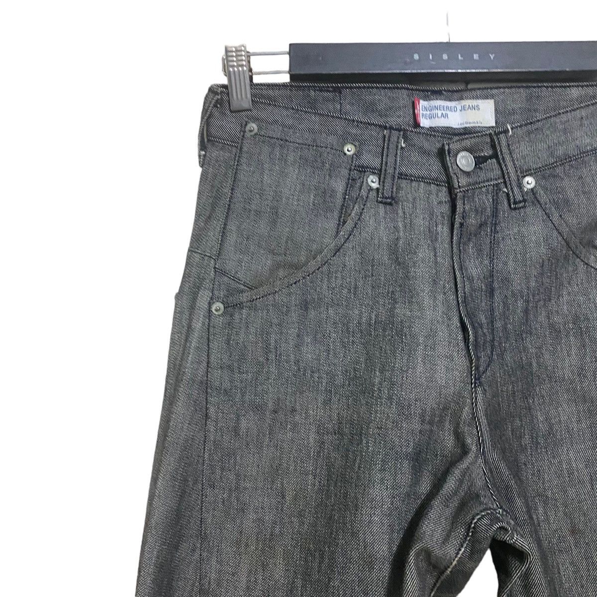 Levi's Vintage Levis Engineered Regular Black Jeans Size US 28 / EU 44 - 4 Thumbnail