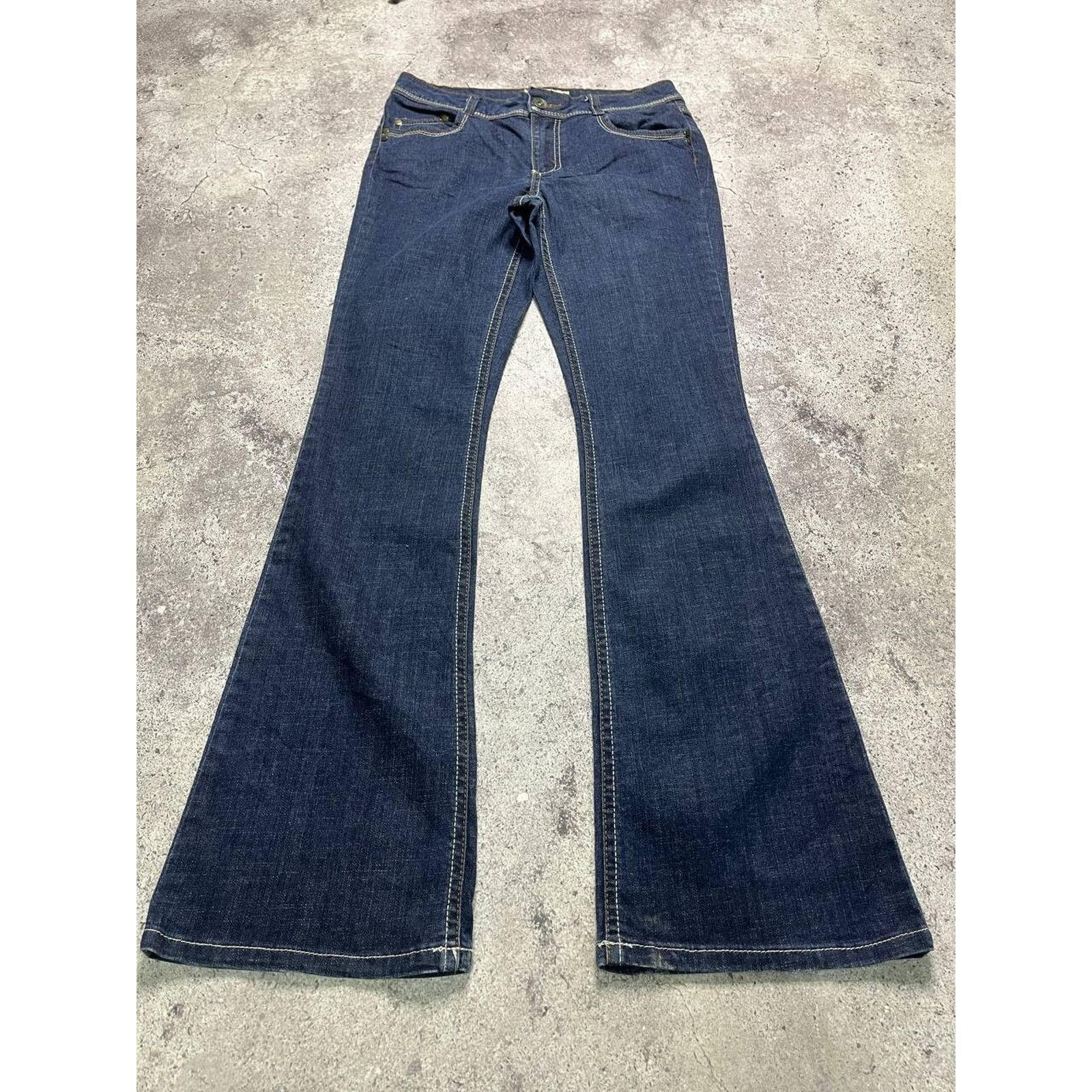 Japanese Brand LEI Sophia Jeans Low Rise Bootcut Dark Wash Sz 29 Y2K Style Size 29" - 1 Thumbnail