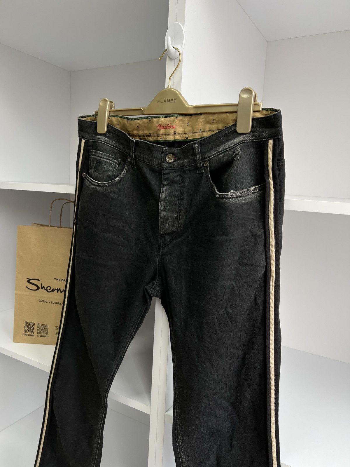 Designer × Vintage Vintage Barb'one Men's Chino Cotton Pants Size US 32 / EU 48 - 6 Thumbnail