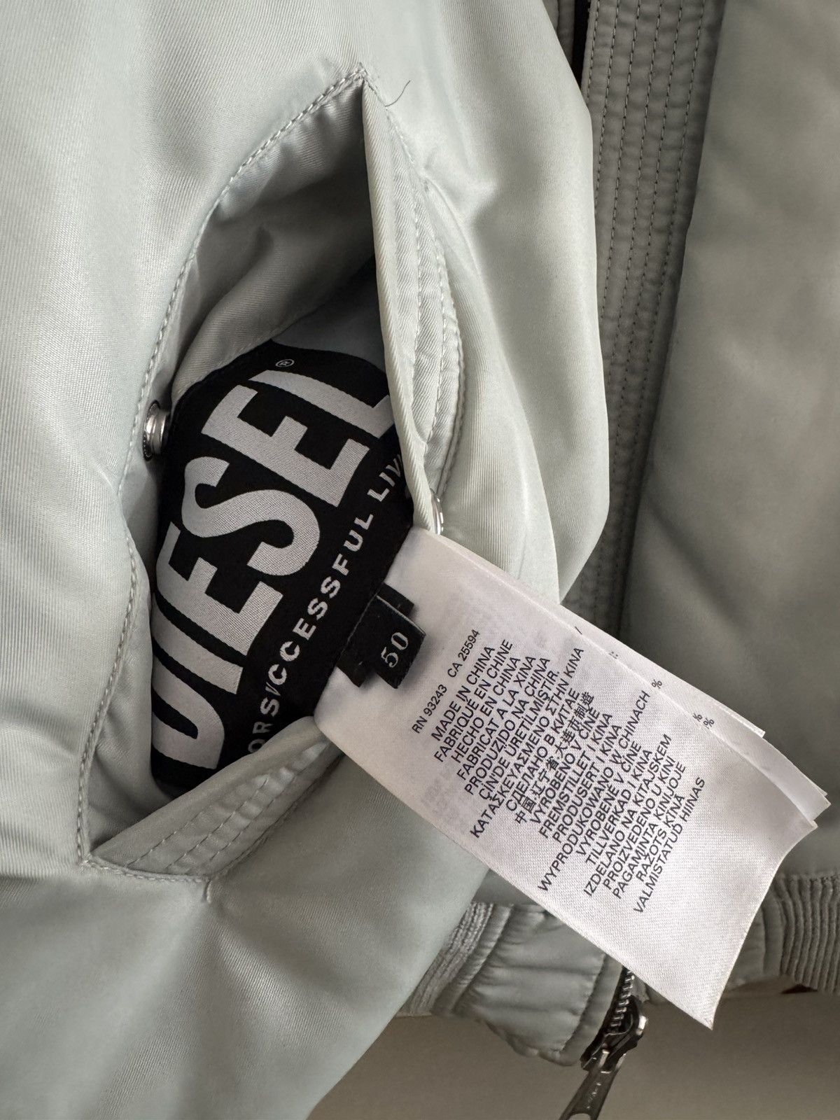 Diesel Diesel reversible bomber jacket Size US L / EU 52-54 / 3 - 9 Thumbnail