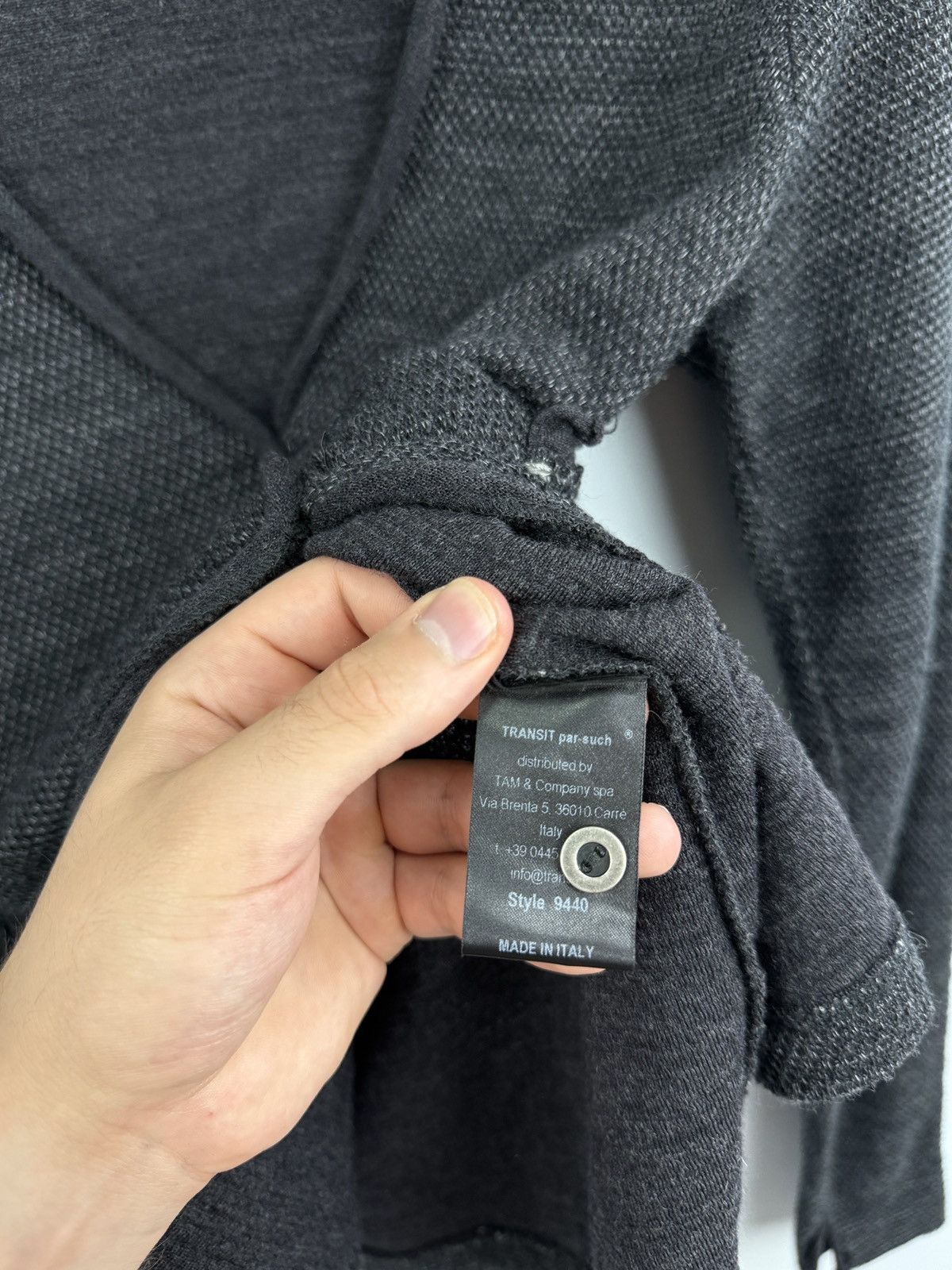 Transit 🇮🇹 Transit Wool Cardigan Avant Gard Made in Italy Rare Retro Size M / US 6-8 / IT 42-44 - 7 Thumbnail