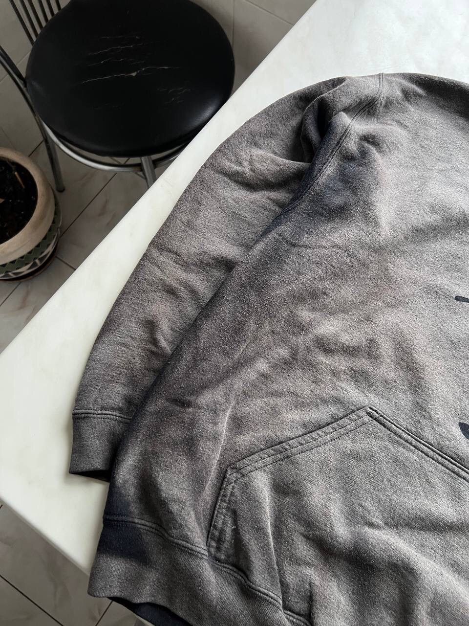 Stussy × Vintage Vintage Stussy Custom Sun Faded Hoodie Y2K OG Navy Gray Size US L / EU 52-54 / 3 - 6 Thumbnail