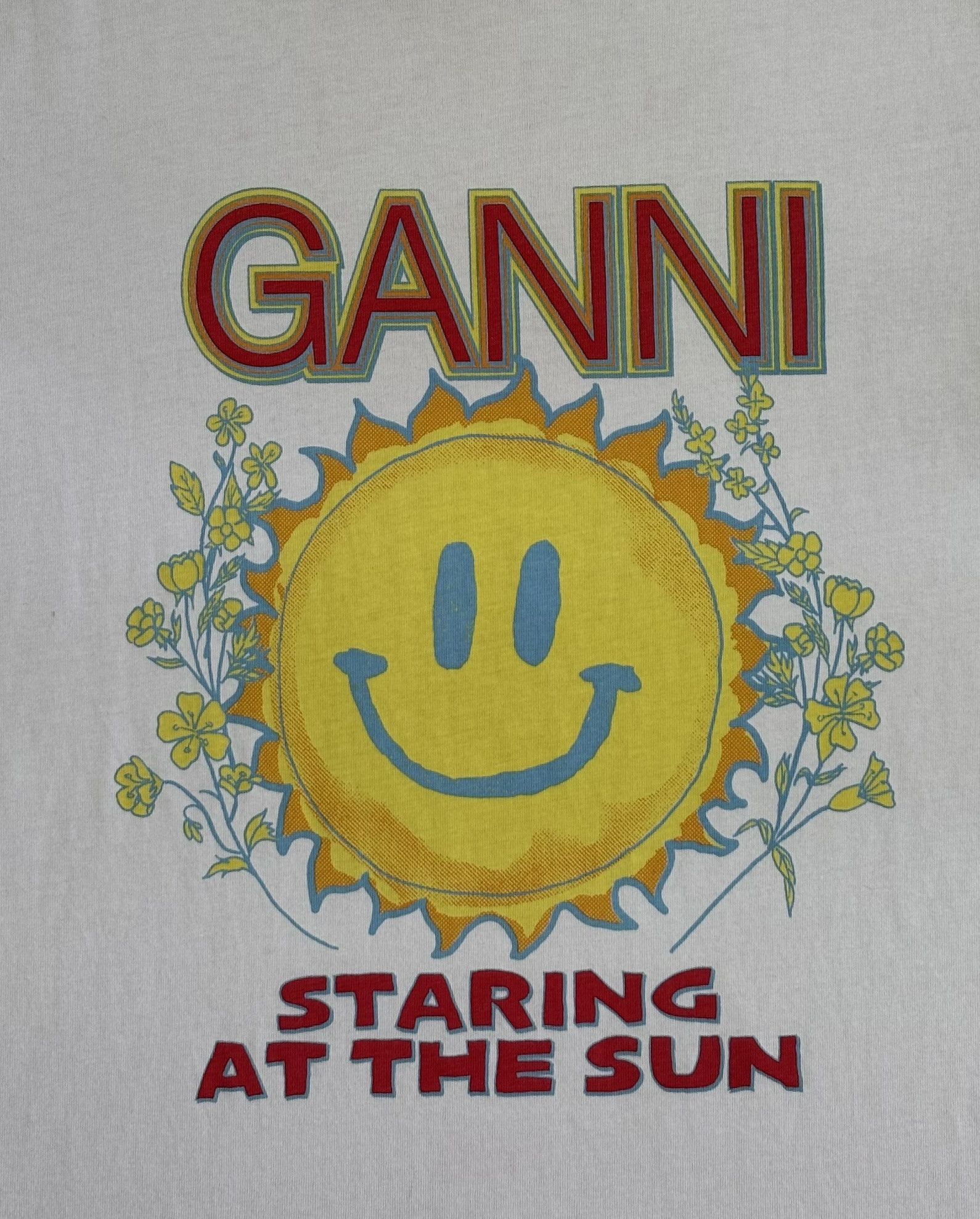 Ganni Ganni Staring At The Sun T-shirt Roz. S Size S / US 4 / IT 40 - 4 Thumbnail