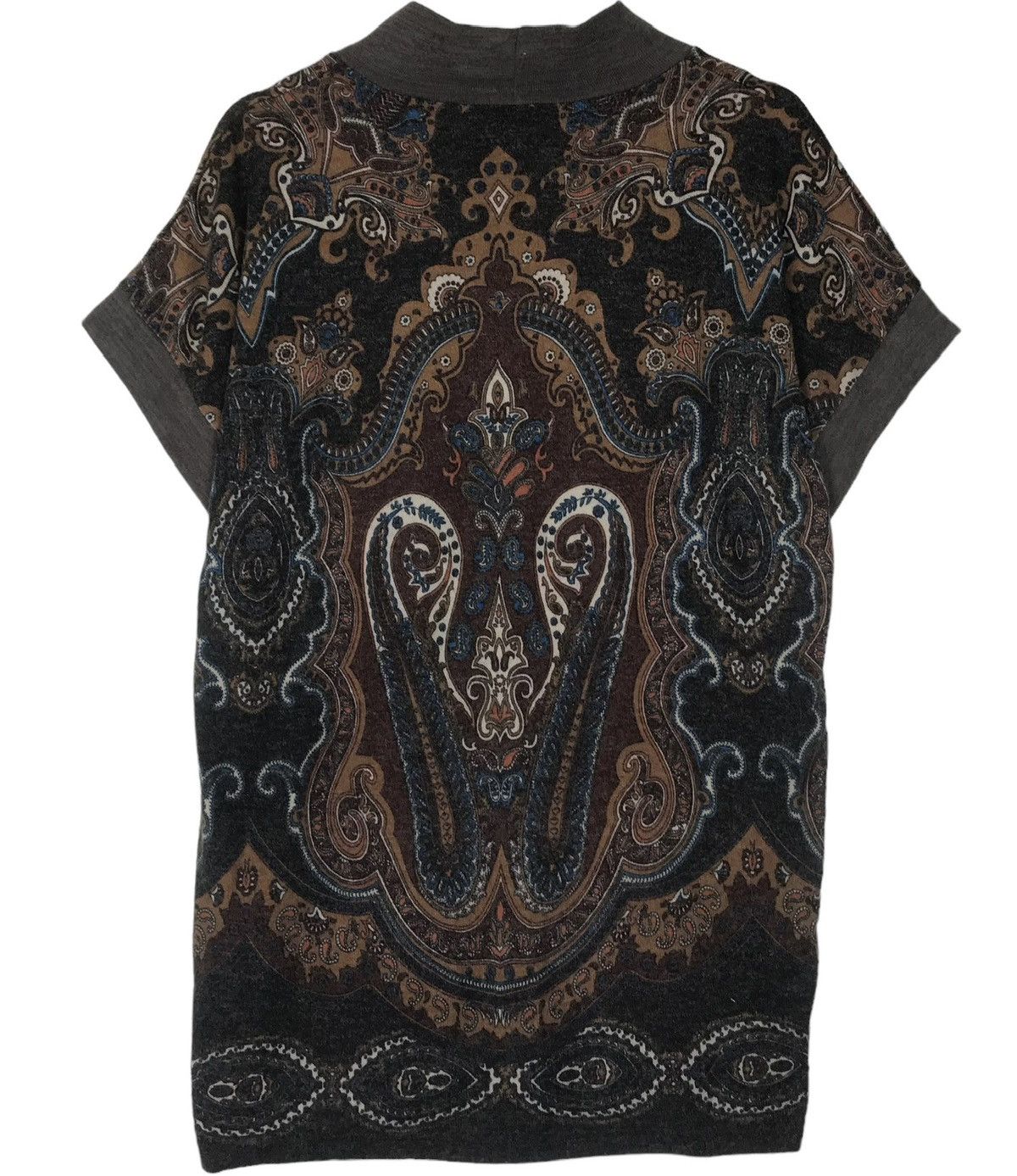 Aran Isles Knitwear 🔥 METURE KREIN PAISLEY KNIT SHORT SLEEVE Size US M / EU 48-50 / 2 - 2 Thumbnail