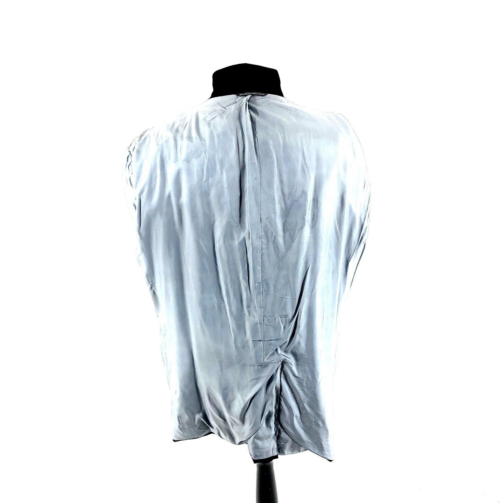 Jack Victor DAMAGED Jack Victor Valentino CT Wool 2 Button Blazer 50L Bl Size 50L - 12 Thumbnail