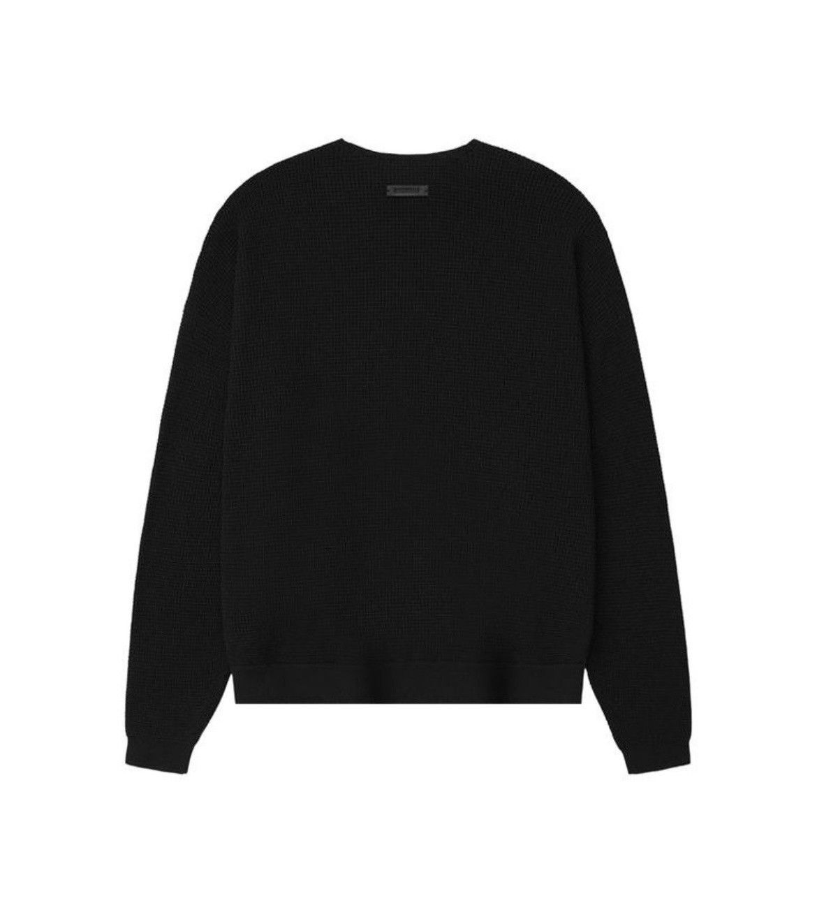 Fear of God Essentials vintage black waffle crewneck Size US S / EU 44-46 / 1 - 2 Thumbnail