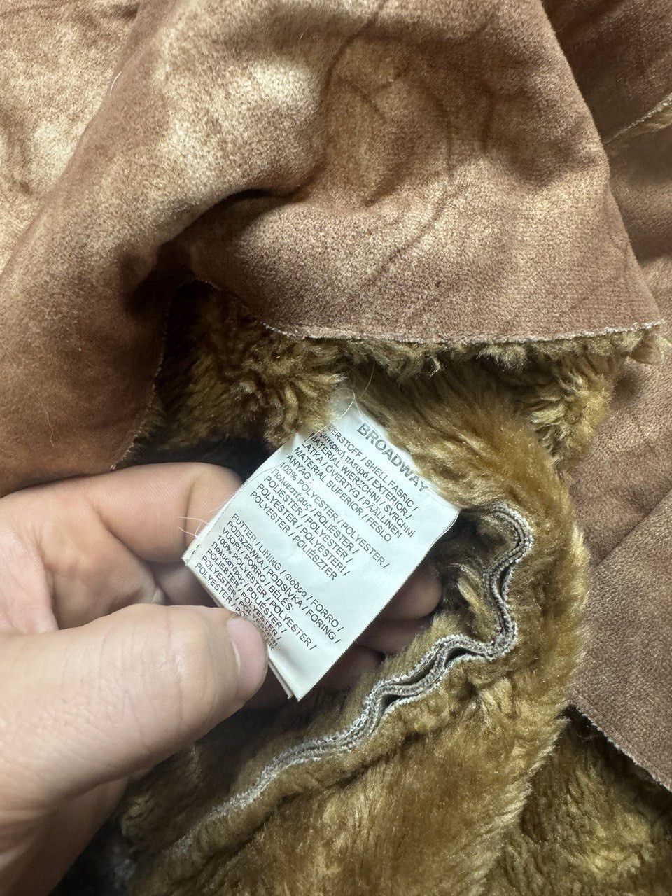 Japanese Brand × Vintage Vintage Y2K Suede Leather Style Fur Faux Collar Sleeve Jack Size US S / EU 44-46 / 1 - 7 Thumbnail