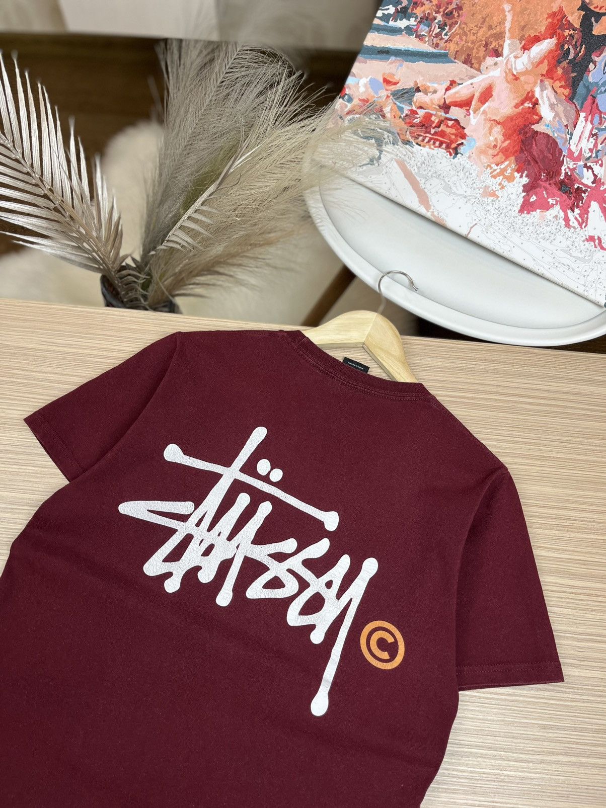 Stussy × Vintage Vintage Stussy Tee Shirt Big Logo Size US S / EU 44-46 / 1 - 9 Thumbnail