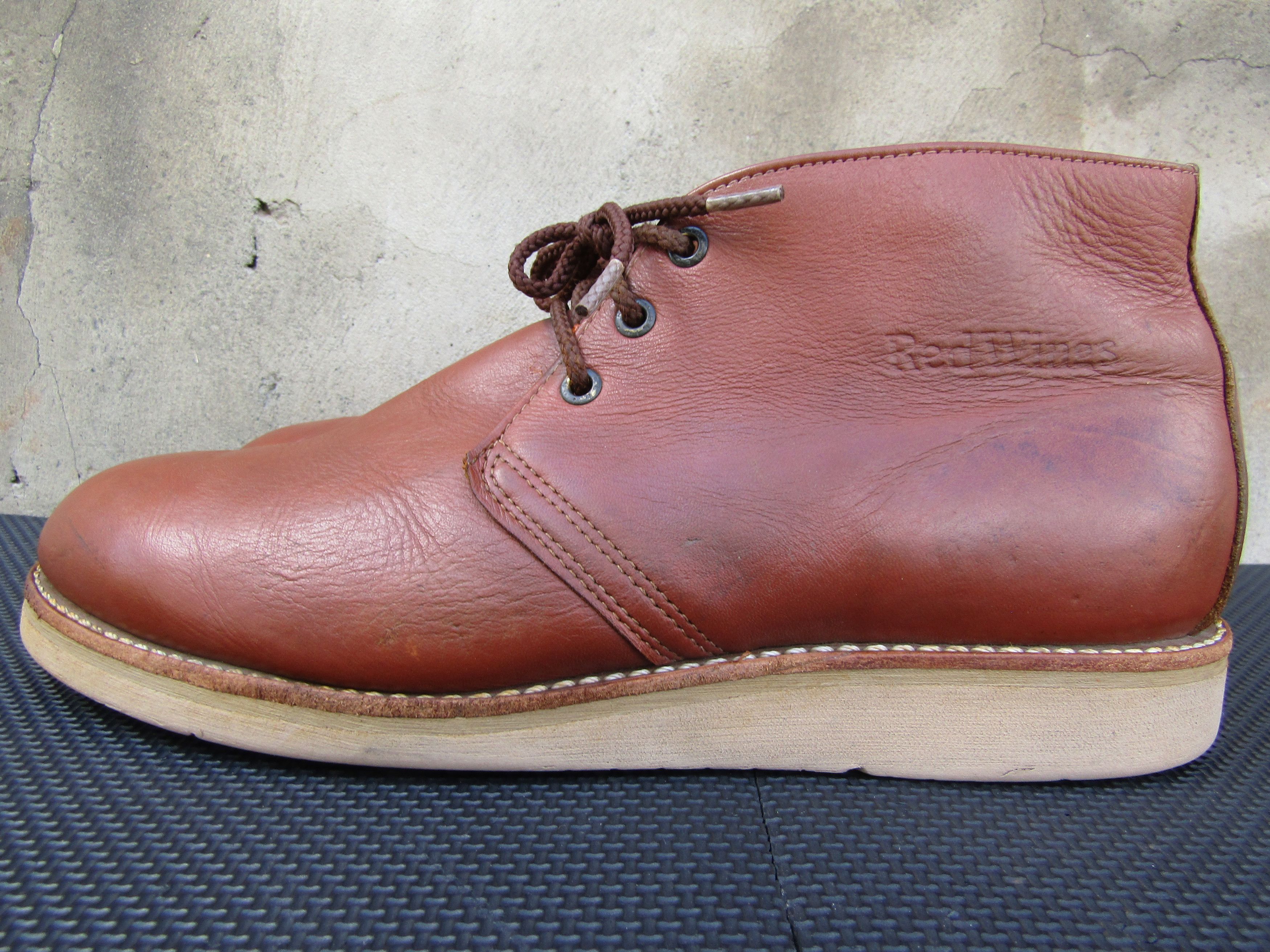 Red Wing Red Wing 595 Traction Tread Chukka Leather Boots Made USA Size US 12.5 / EU 45-46 - 7 Thumbnail