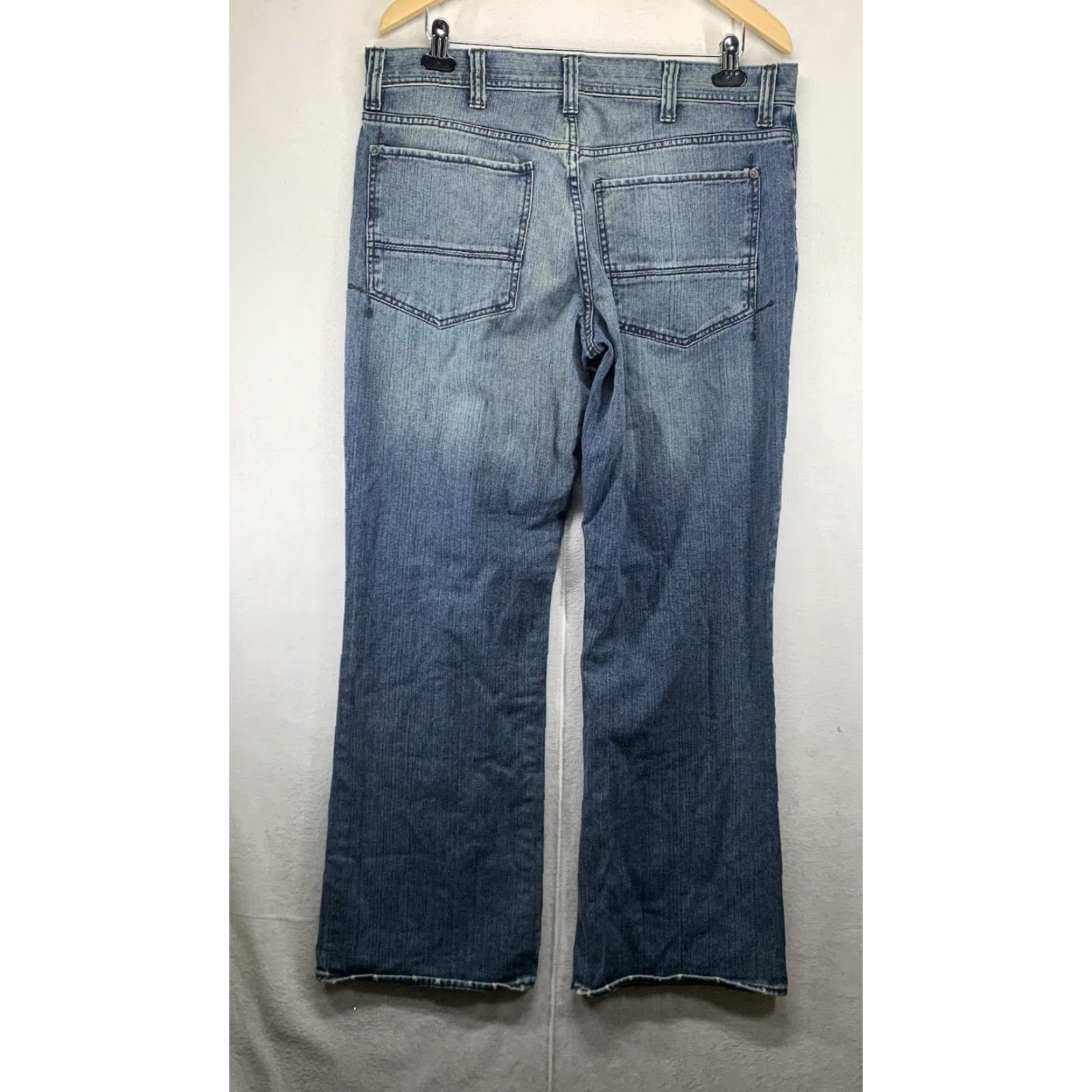 Vintage Vintage Arizona Jean Co Men's Jeans 36x31 Dark Blue Straight Fit Bootcut 90s Grunge Rock Size US 36 / EU 52 - 2 Thumbnail
