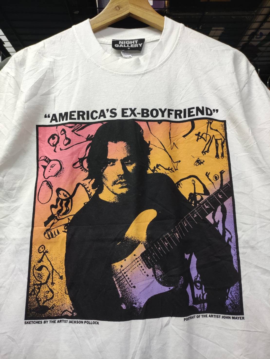Band Tees Night Gallery John Mayer x Jackson Pollock Made in USA Size US M / EU 48-50 / 2 - 1 Thumbnail