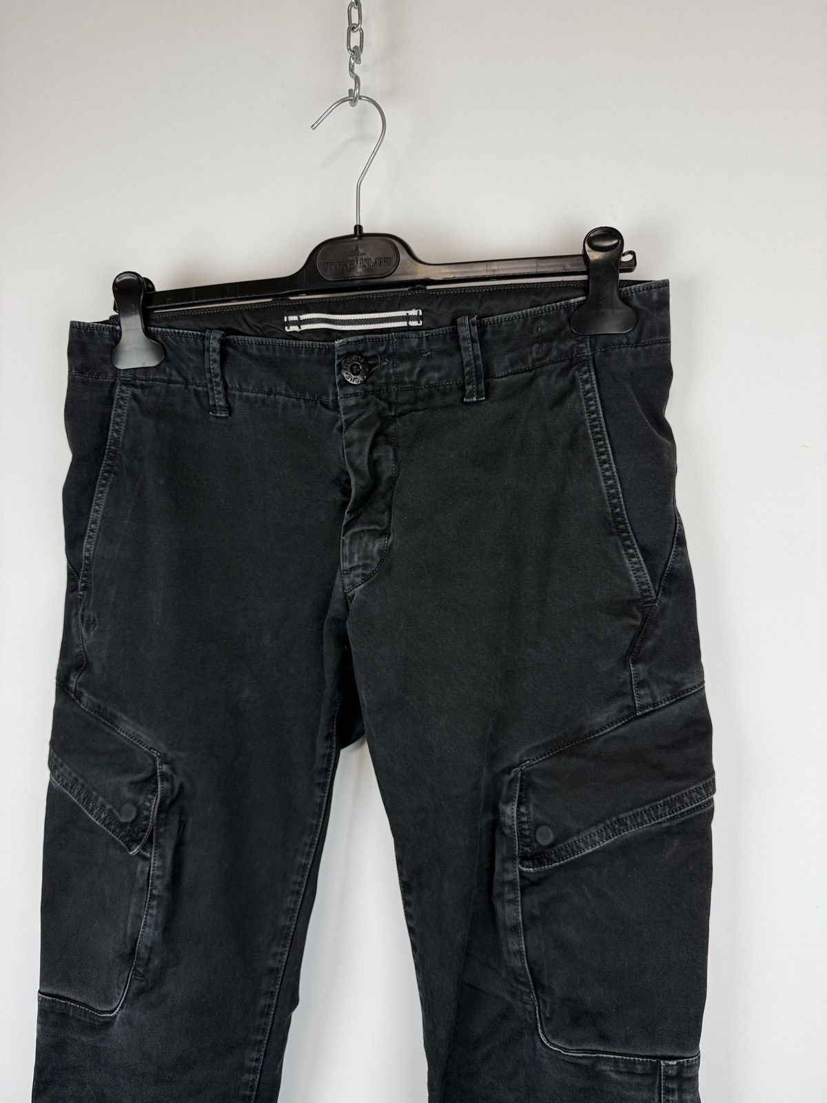 Stone Island Black Stone Island cargo trousers Size US 31 - 2 Thumbnail