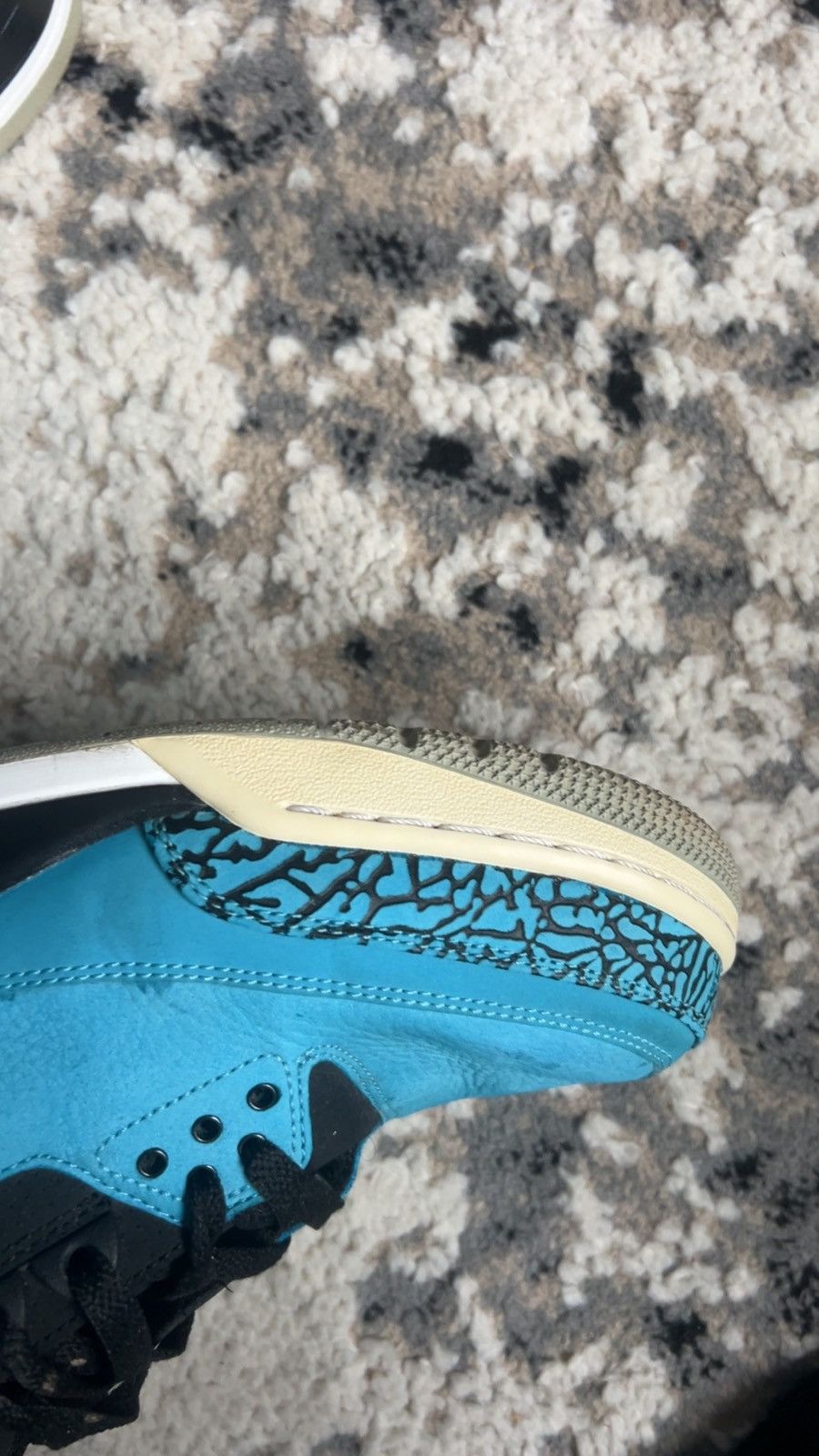 Jordan Brand Jordan 3 Retro Powder Blue Size 11 Size US 11 / EU 44 - 7 Thumbnail