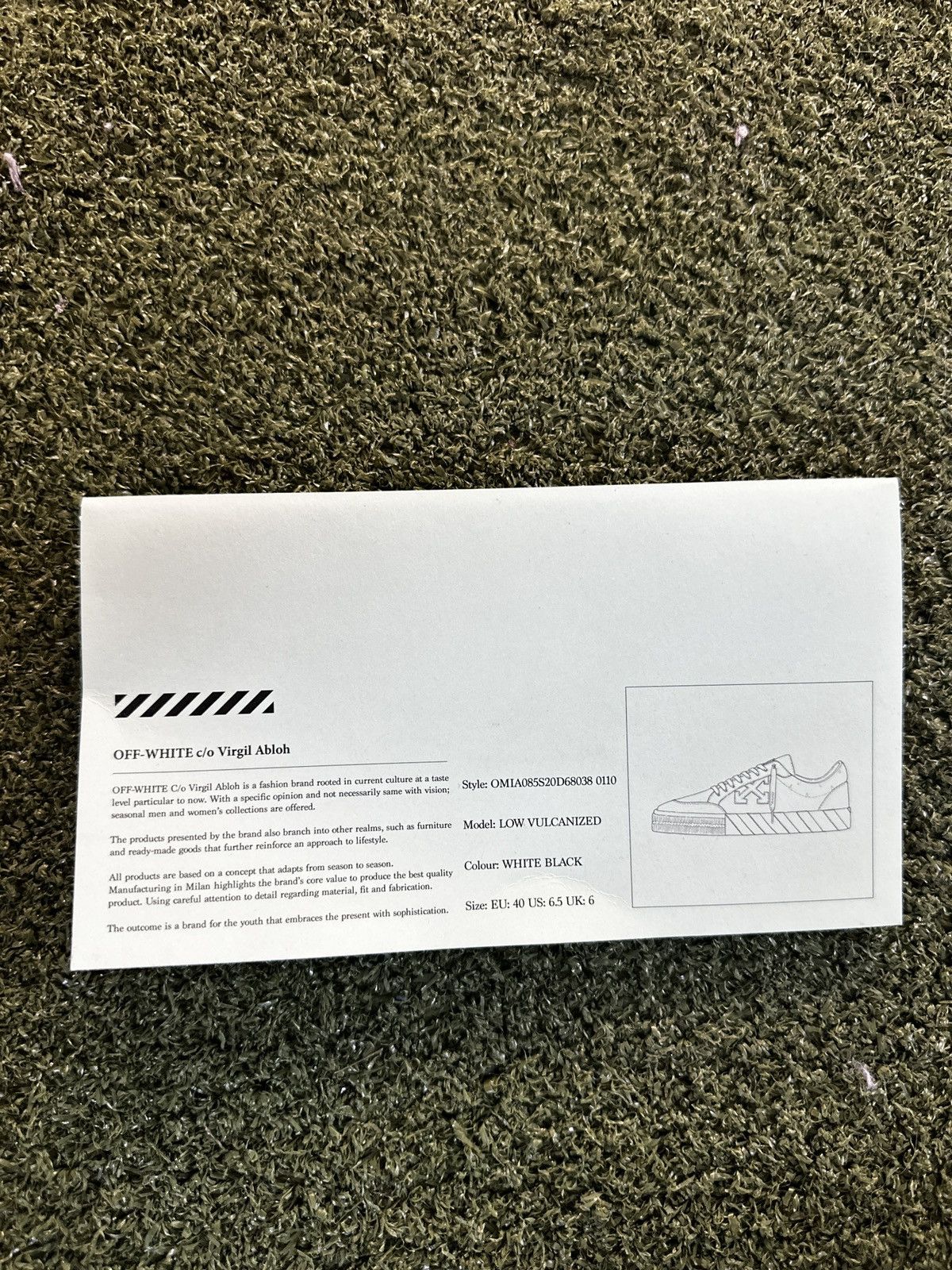 Off-White Off white Vulc low ss20 Size US 7 / EU 40 - 5 Thumbnail