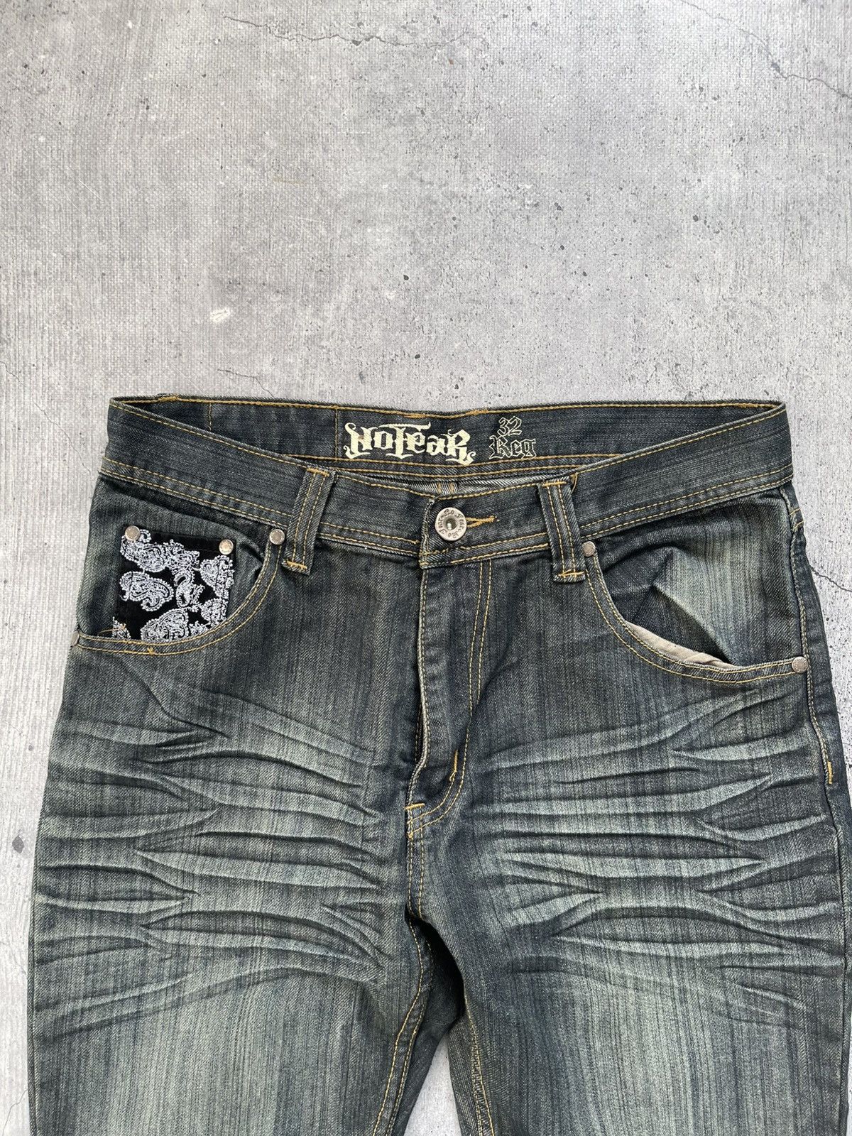 No Fear Vintage Baggy Jeans No Fear Hype Style Size 32 Size US 32 / EU 48 - 6 Thumbnail