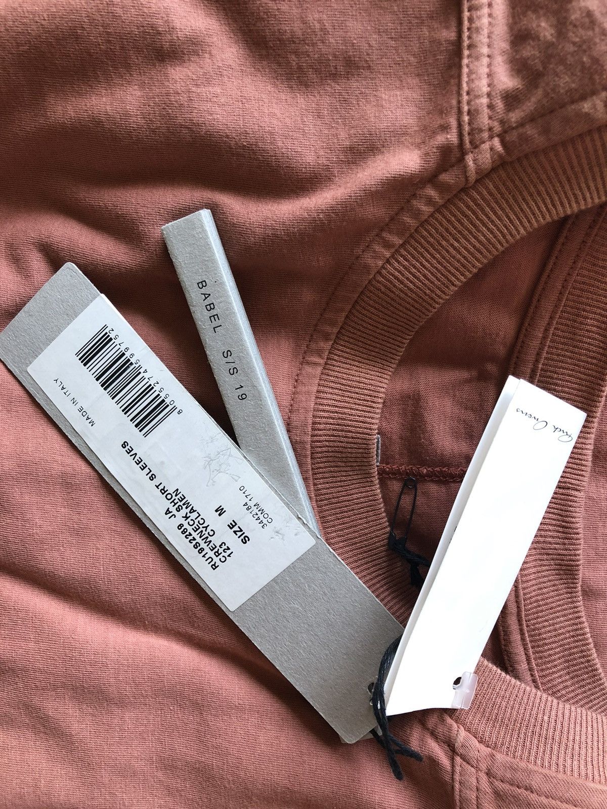 Rick Owens Rick owens ss19 srewneck short levels t shirt sz m Size US M / EU 48-50 / 2 - 4 Thumbnail