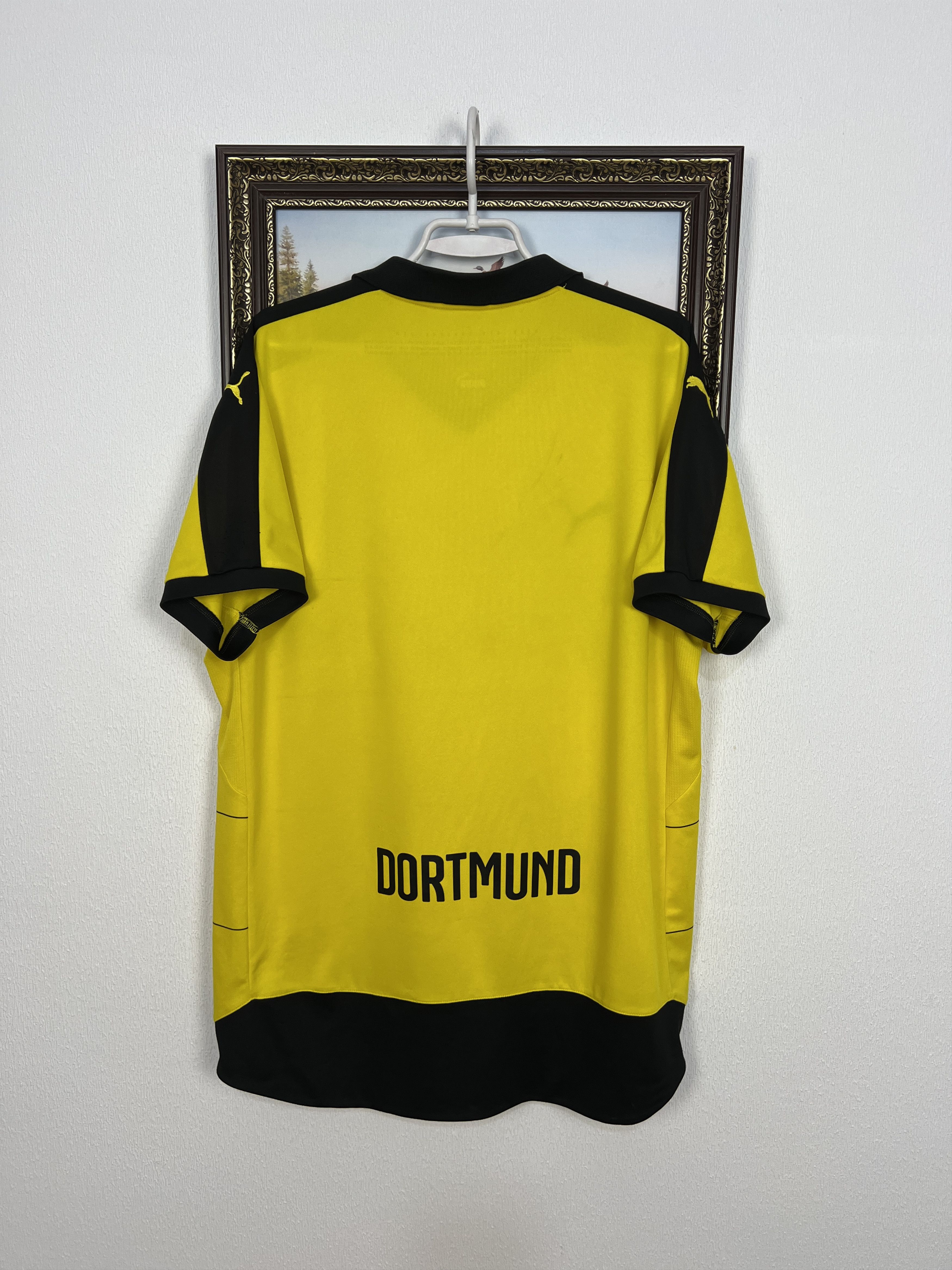 Puma Borussia Dortmund Home football shirt 2015 Soccer Puma Size US XL / EU 56 / 4 - 13 Thumbnail