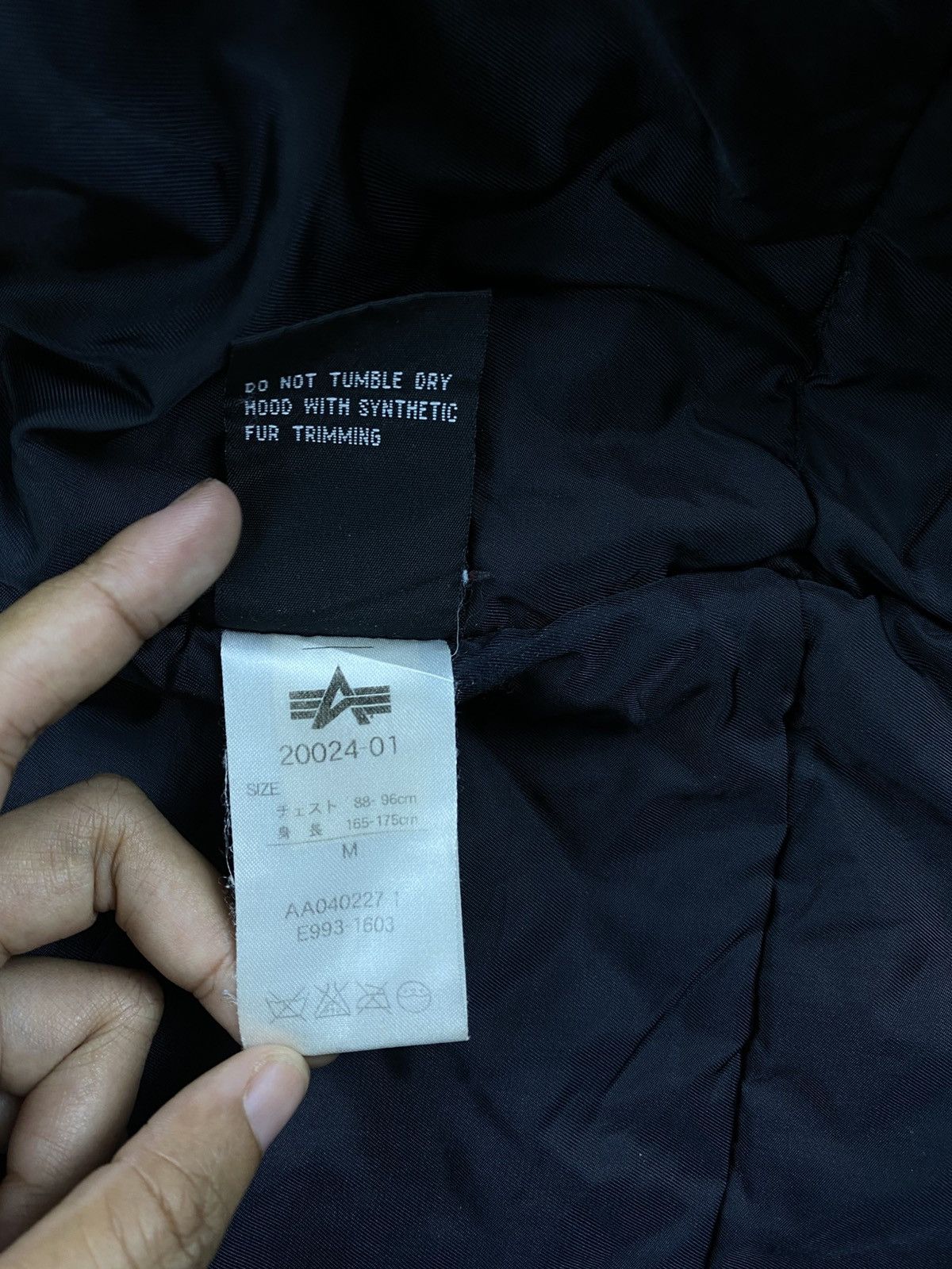 Alpha Industries Vintage Alpha Industries Premium Black Parka Jacket Size US XL / EU 56 / 4 - 14 Thumbnail