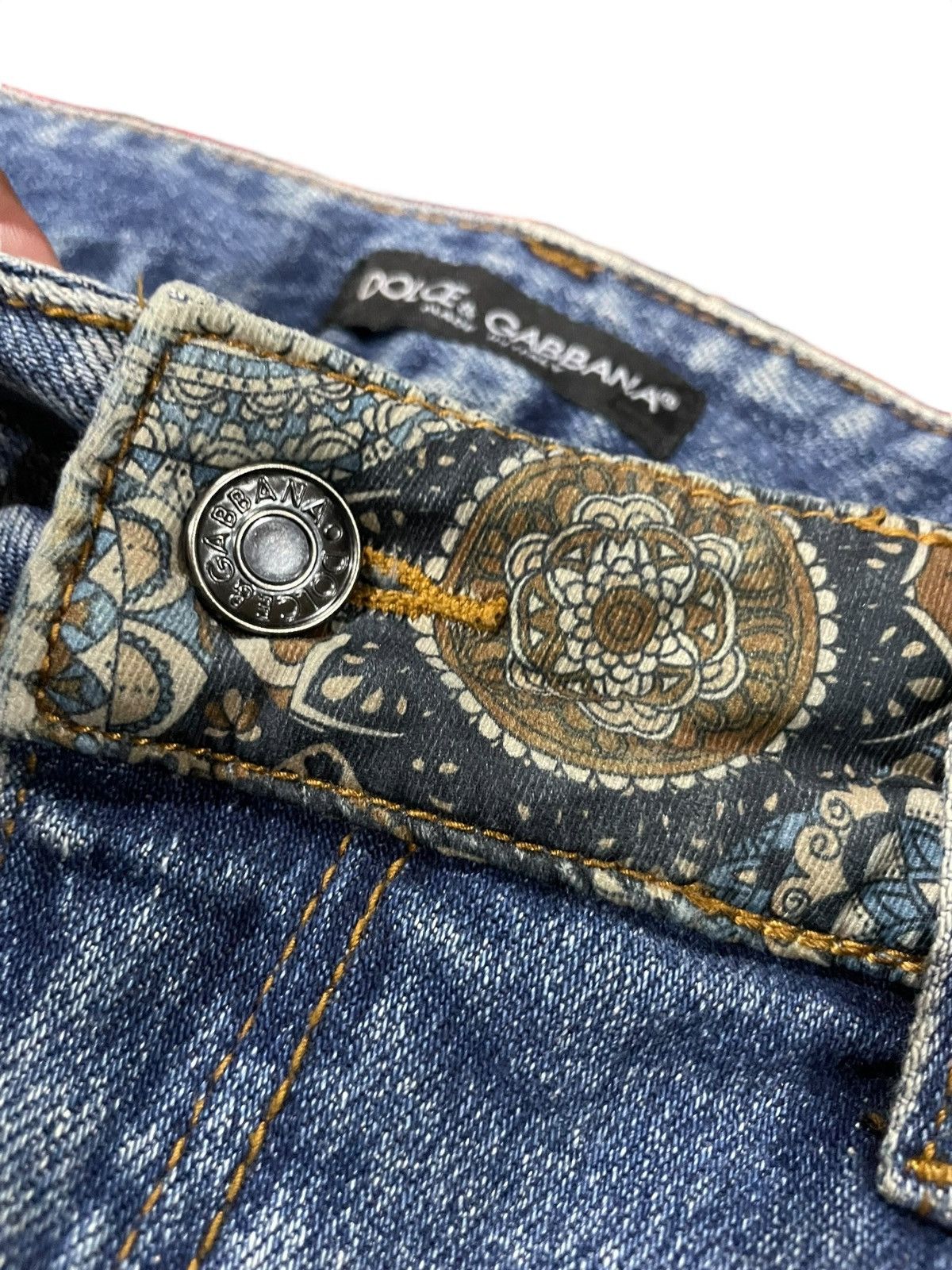 Dolce & Gabbana Designer Nice Design Japan Shasiko Boro Jeans Size US 32 / EU 48 - 19 Thumbnail