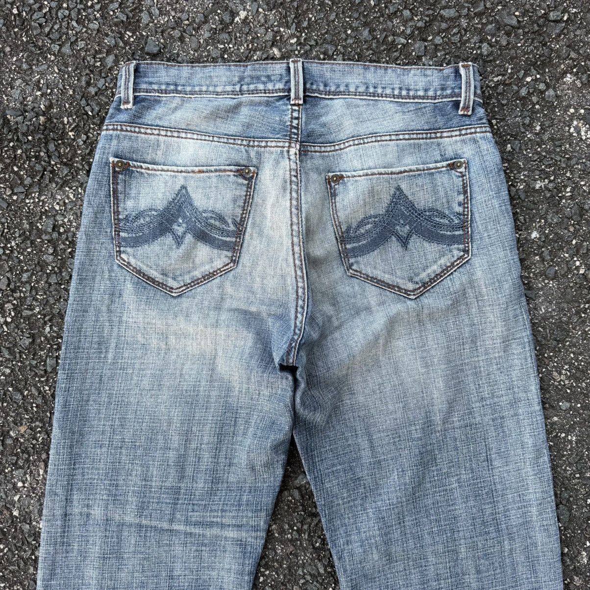 DKNY × Jean × Vintage VINTAGE DKNY JEAN RIPPEP STRAIGHT FADED DENIM PANTS Size US 33 - 8 Thumbnail