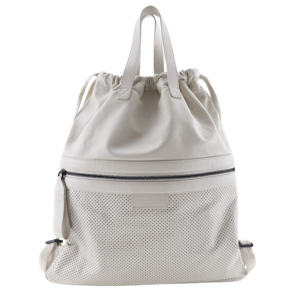 Bottega Veneta Beige Leather Backpack Bag (Pre-Owned) Size ONE SIZE - 1 Thumbnail