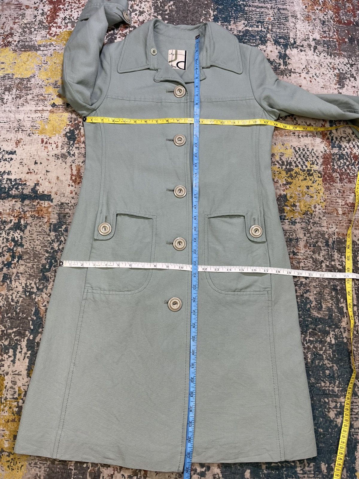 Japanese Brand 1/2 Un-Demi Trench Coat Size XS / US 0-2 / IT 36-38 - 10 Thumbnail