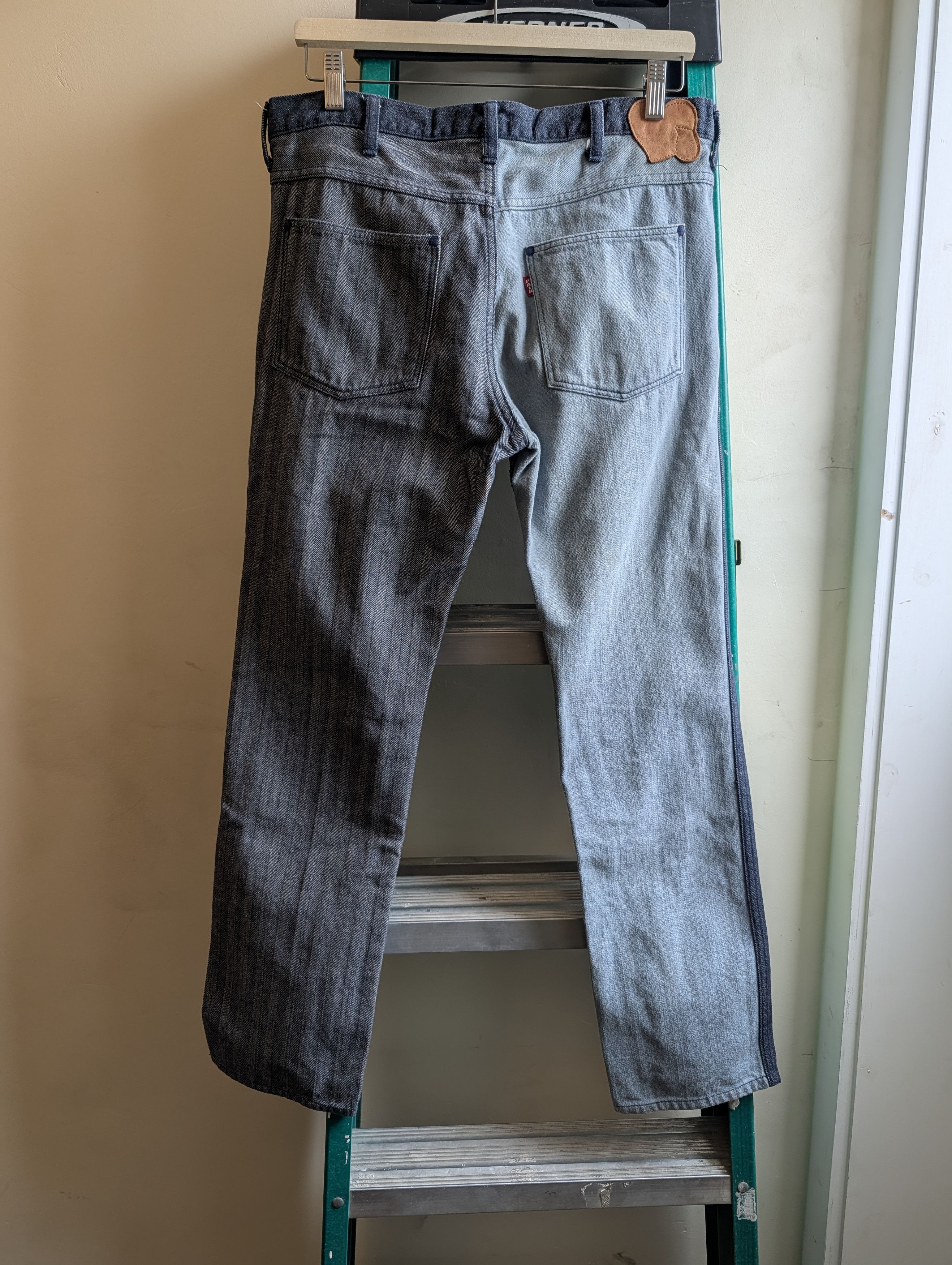 Hybrid Mixed Panel Jeans