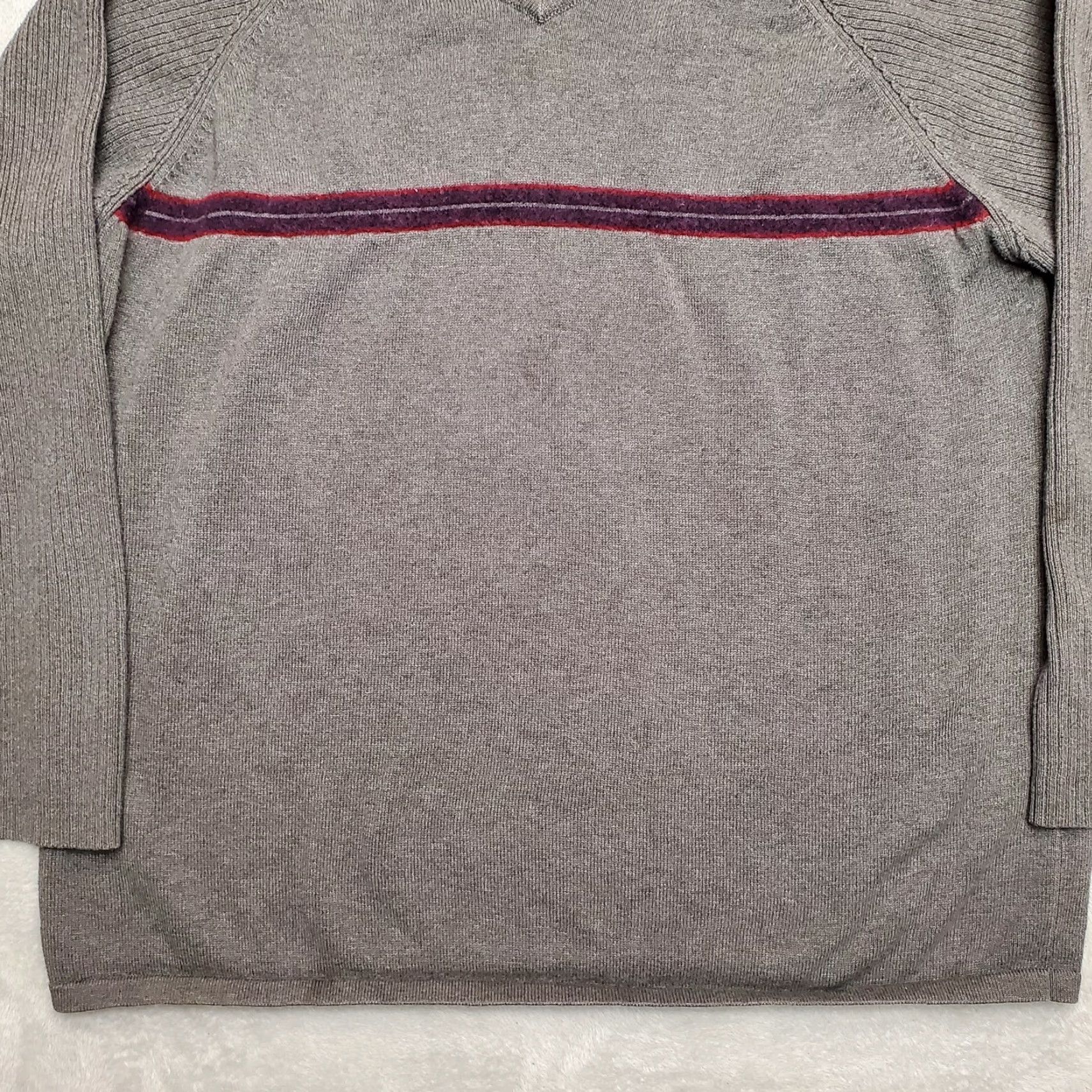 Vintage VINTAGE Buckle Sweater Mens 2XL Grey Lambswool Blend V-Neck Pullover Knit Casual Mens Size US XXL / EU 58 / 5 - 3 Thumbnail