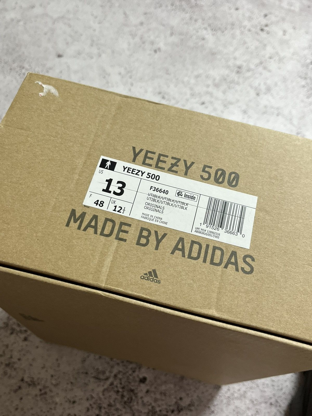Adidas × Kanye West Adidas Yeezy 500 Utility Black Size US 13 / EU 46 - 7 Thumbnail