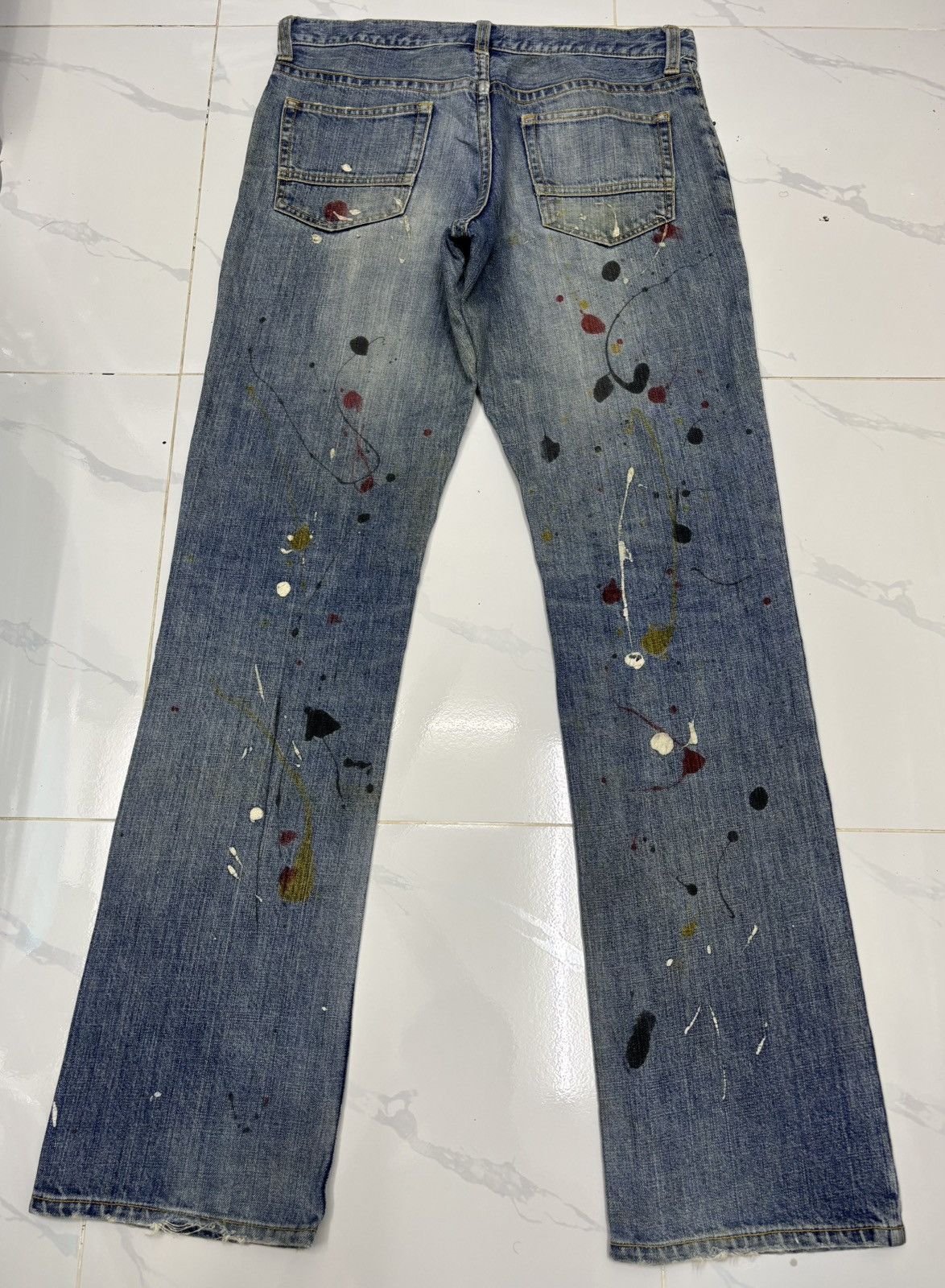Kapital Vintage Painter Jeans Distress Michel Klein HelmutLang Style Size US 32 / EU 48 - 10 Thumbnail