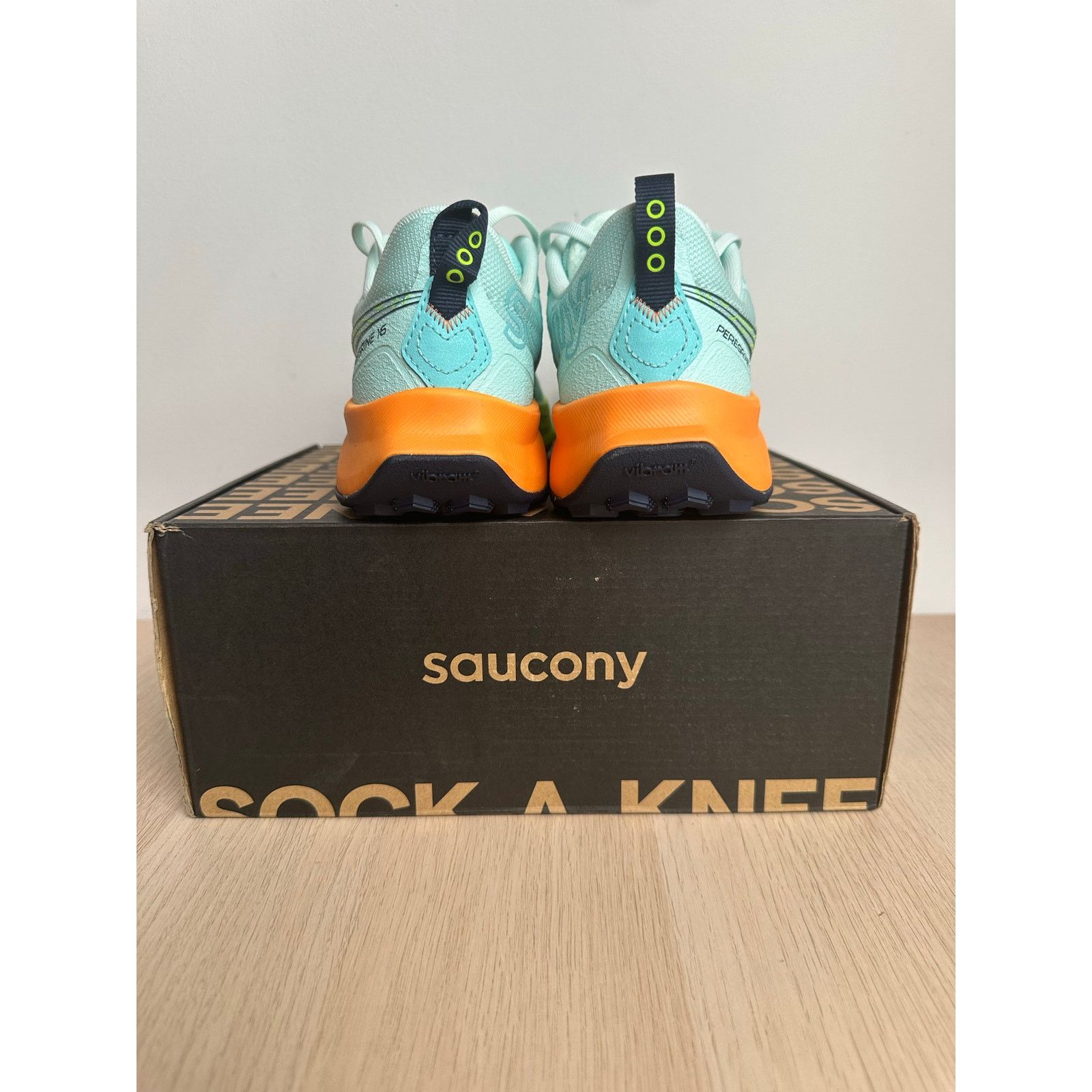 Saucony Saucony Peregrine 16 Blue Running Sneaker -New Sample -7.5 W Size US 7.5 / IT 37.5 - 4 Thumbnail