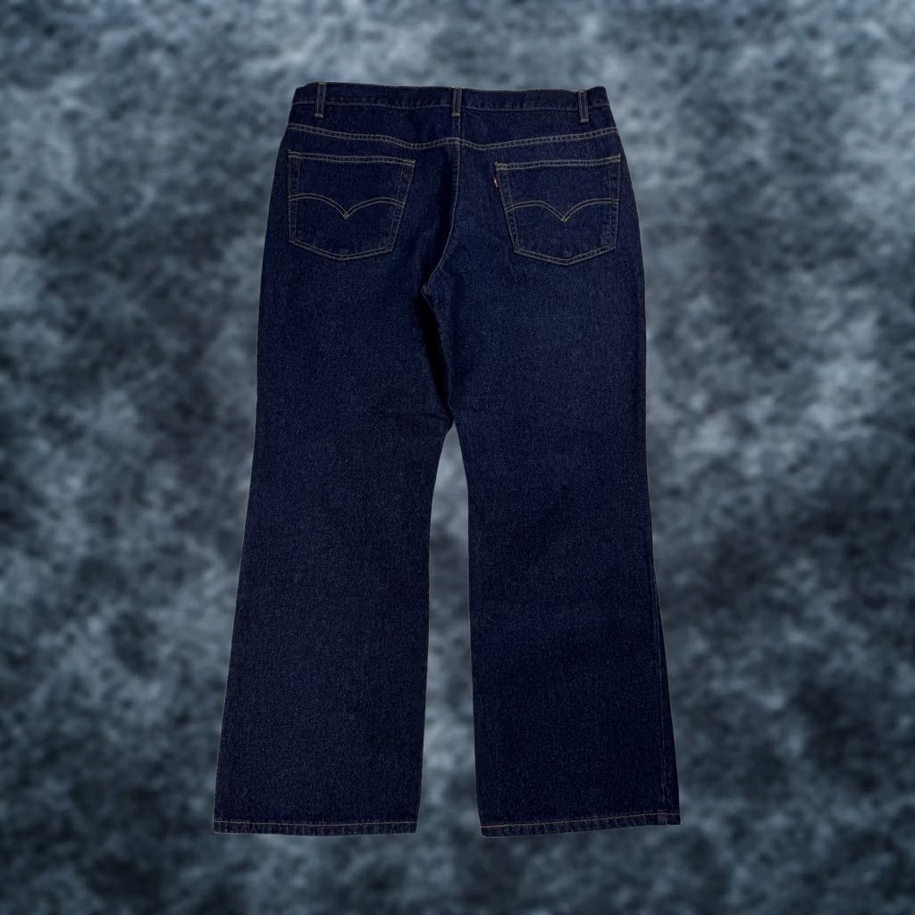 Levi's VINTAGE Levi’s 517 Boots jeans Mens 42x30 Dark Wash Blue 5-Pocket Denim Zipper Logo Fit Regular Size US 42 / EU 58 - 1 Thumbnail