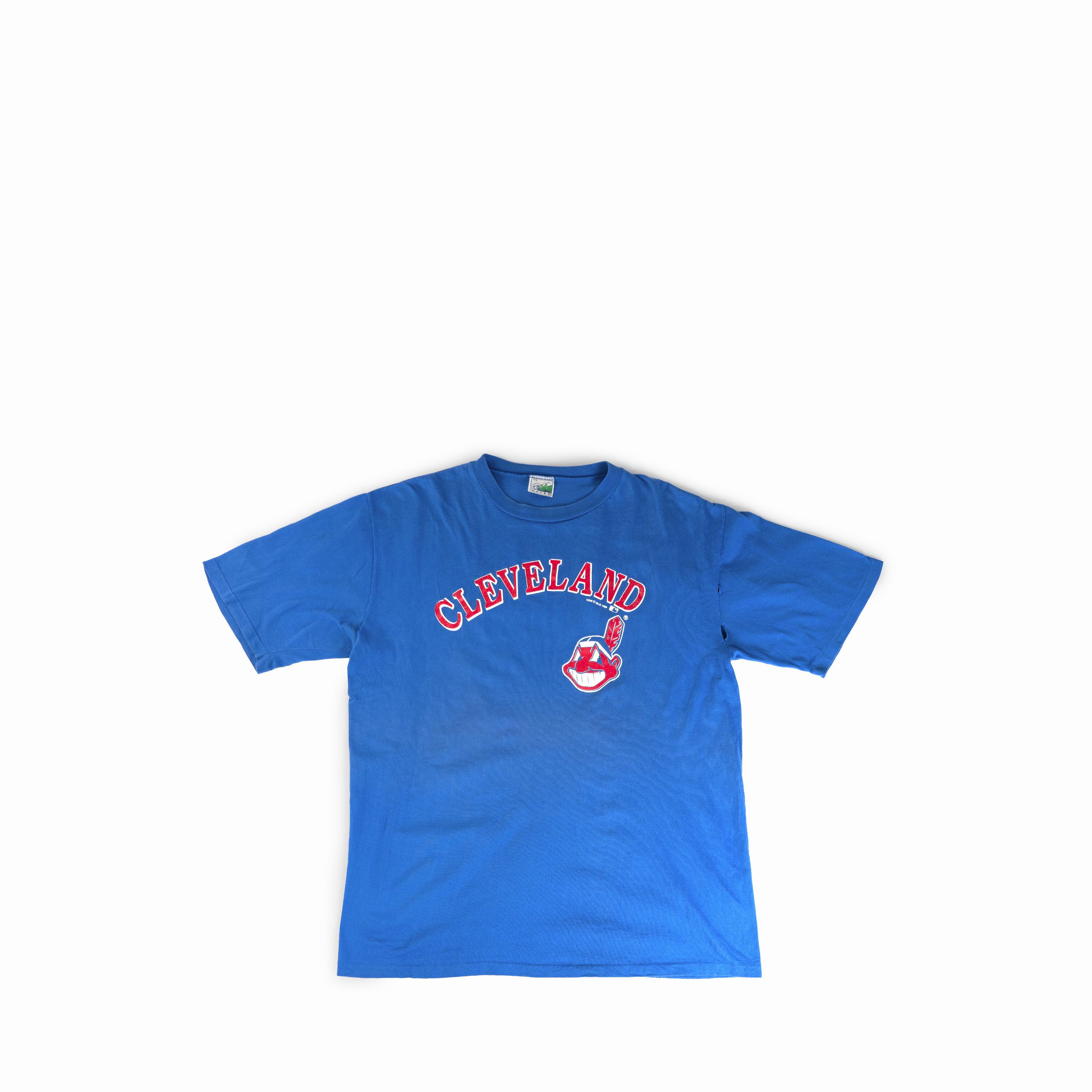 MLB Vintage 1989 Cleveland Indians MLB Tee Shirt Size US XL / EU 56 / 4 - 1 Thumbnail