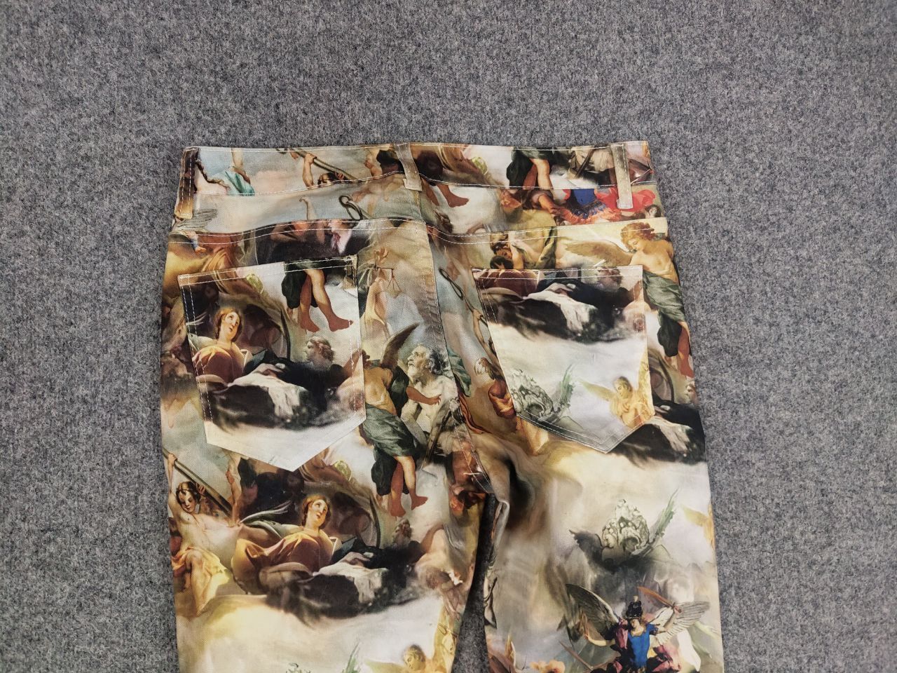 Vintage Vintage Design with angel Renaissance print pants Y2K Style Size US 34 / EU 50 - 12 Thumbnail