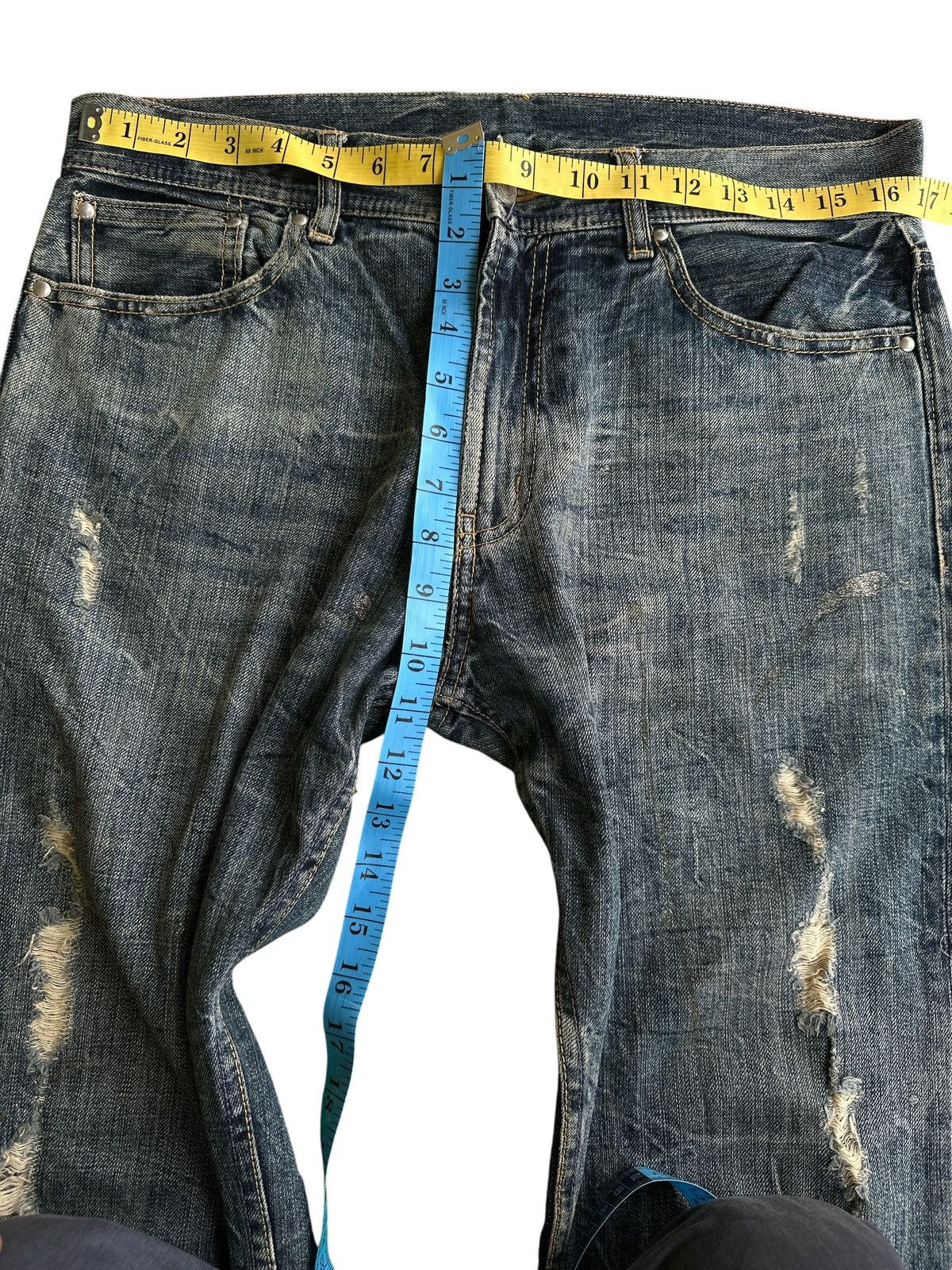 Kapital Flare Distress Unbrand Honeycomb 33x42 . Size US 33 - 3 Thumbnail