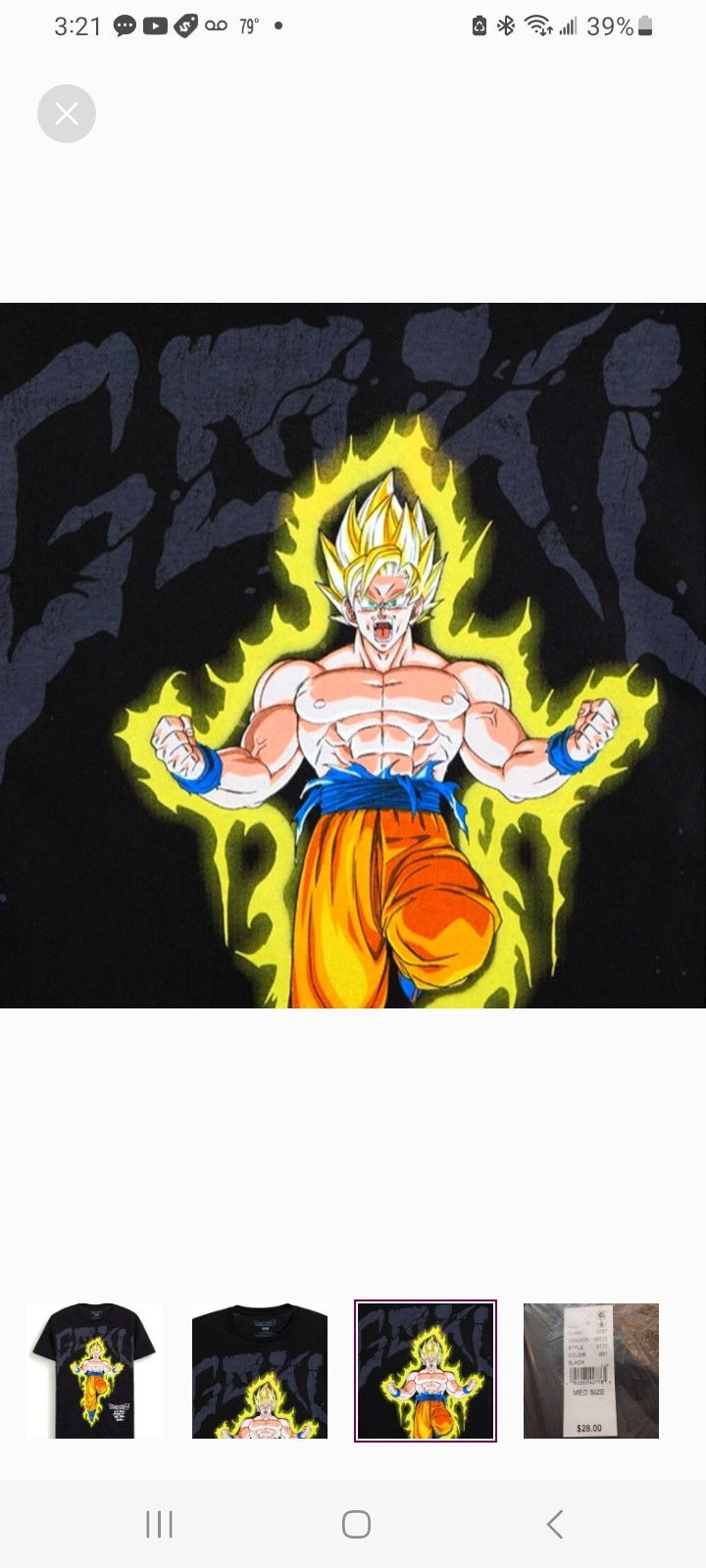 Other Goku DragonBall Z T-Shirt Size US M / EU 48-50 / 2 - 3 Thumbnail